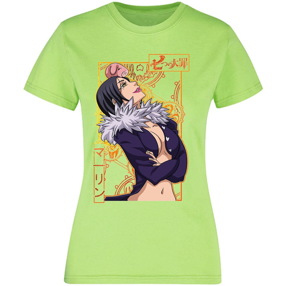 Blusa Seven Deadly Sins Merlin Seven Deadly Sins Blusa para Mujer 12