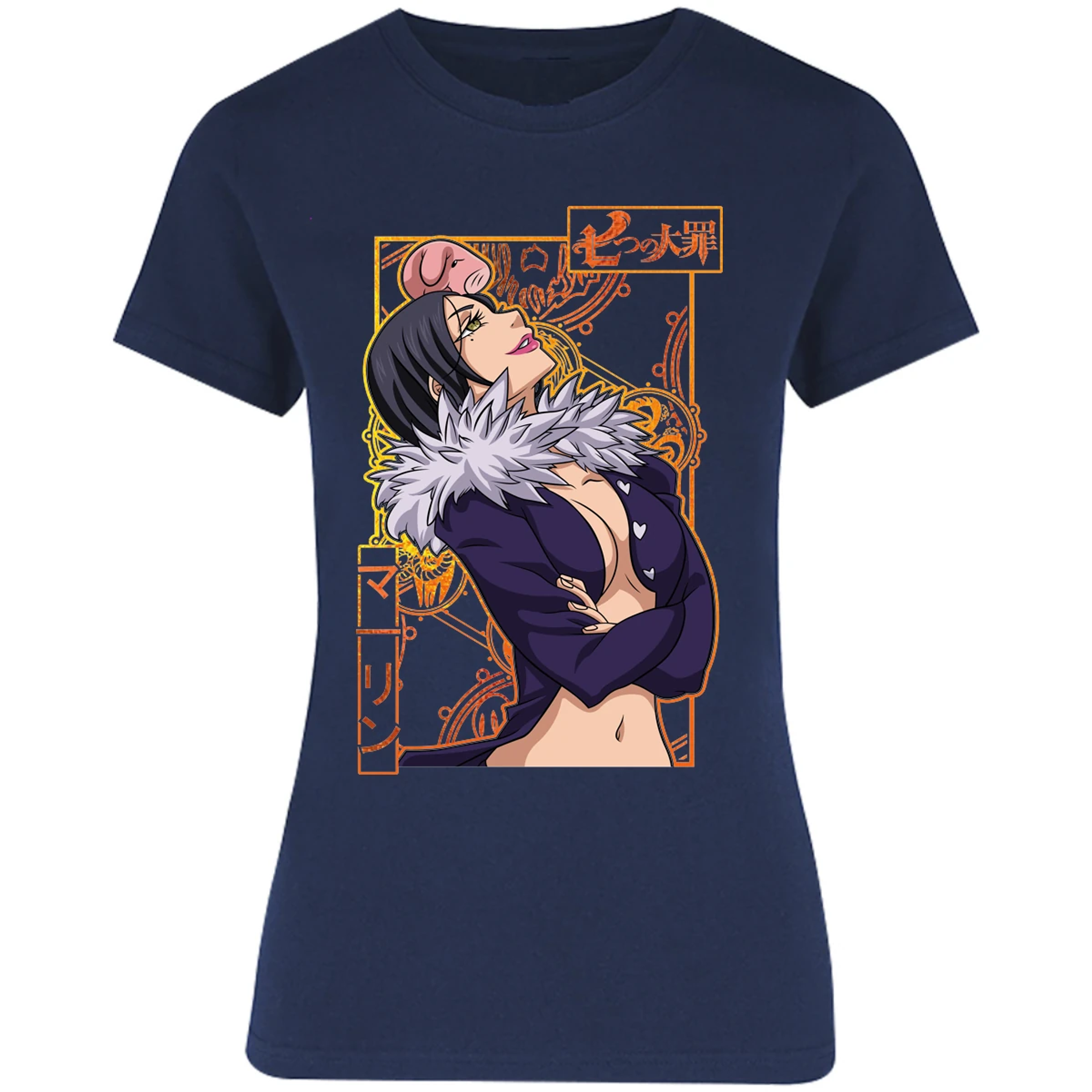 Blusa Seven Deadly Sins Merlin Seven Deadly Sins Blusa para Mujer 3