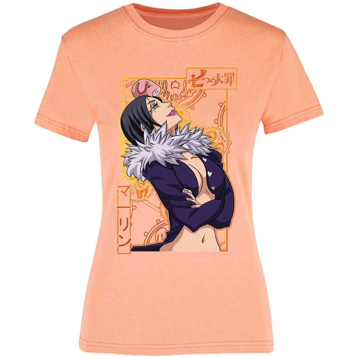 Blusa Seven Deadly Sins Merlin Seven Deadly Sins Blusa para Mujer 5