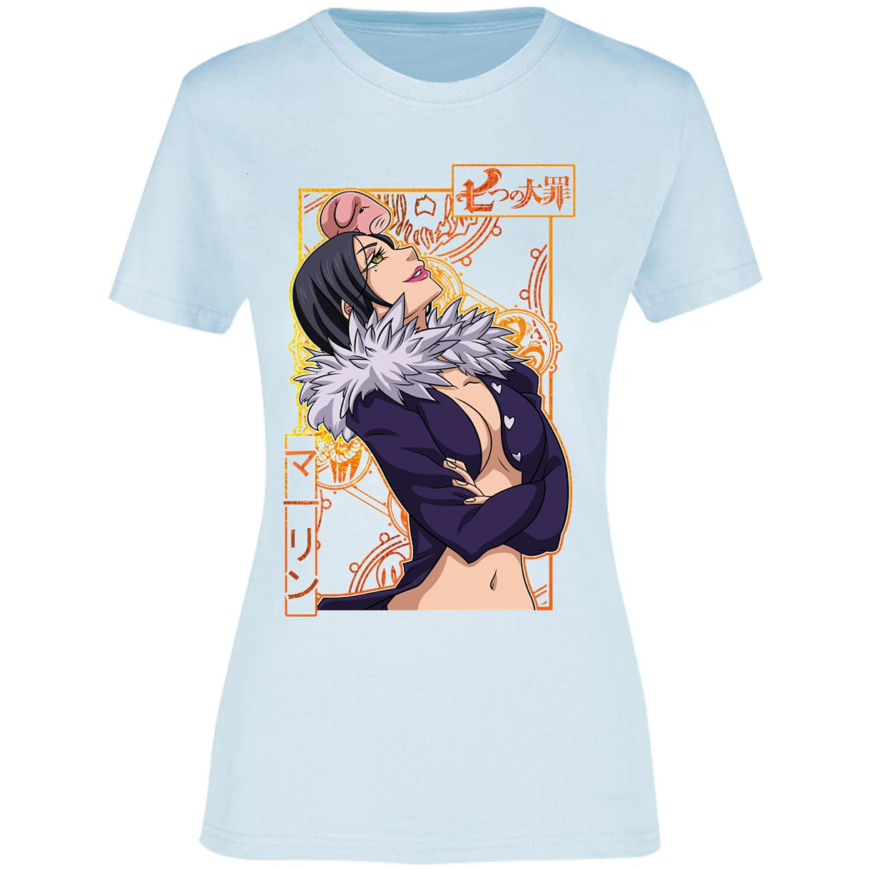 Blusa Seven Deadly Sins Merlin Seven Deadly Sins Blusa para Mujer 6