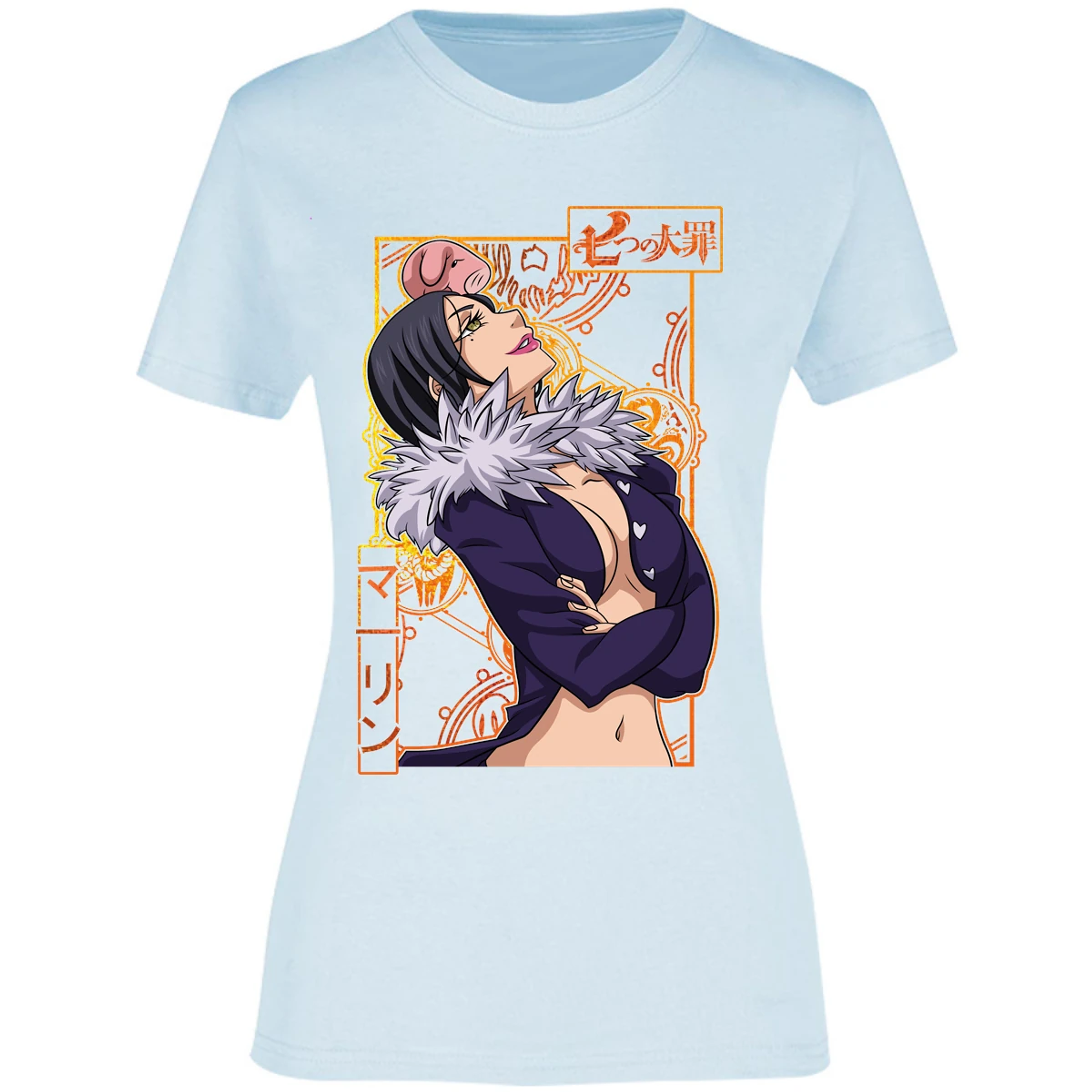 Blusa Seven Deadly Sins Merlin Seven Deadly Sins Blusa para Mujer 6