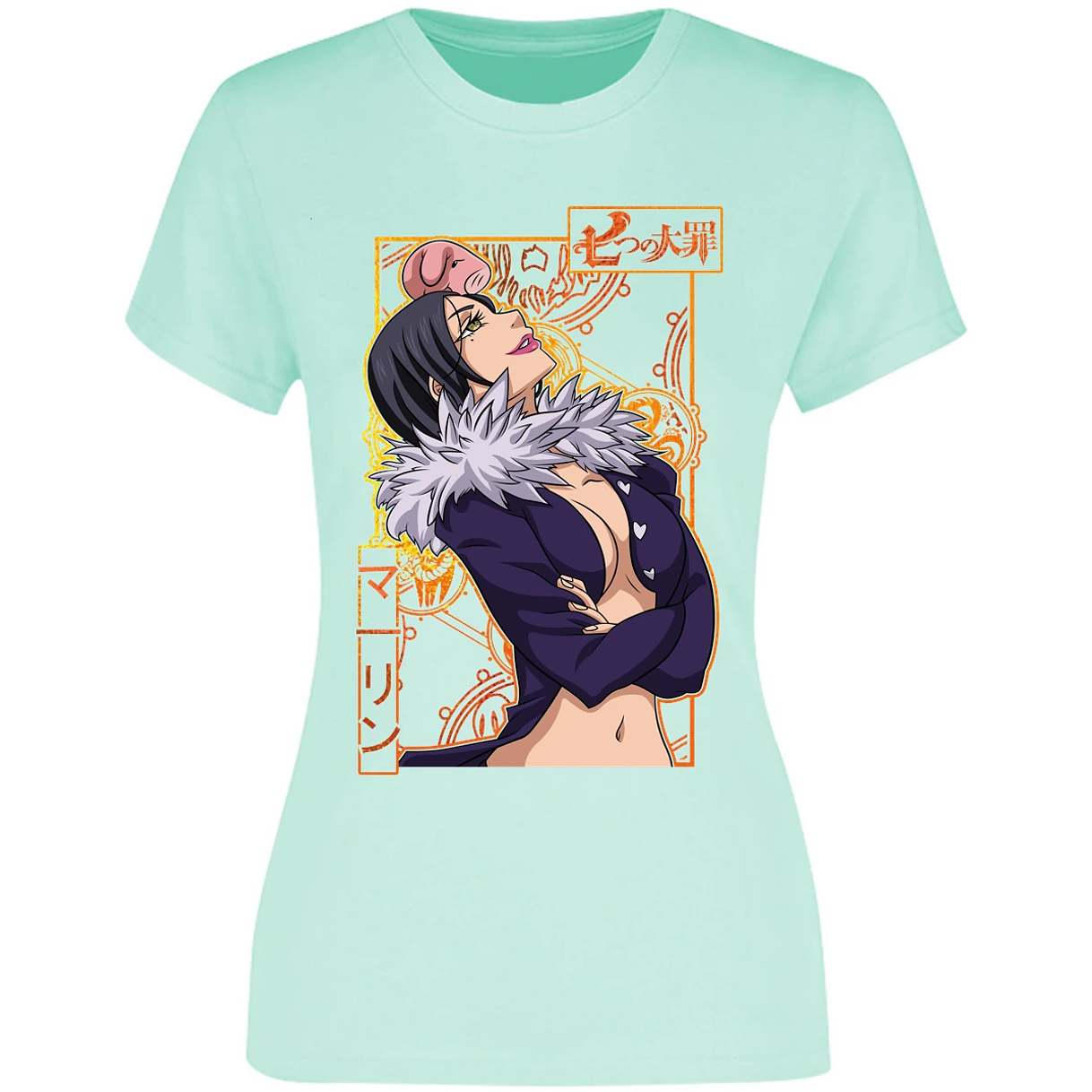 Blusa Seven Deadly Sins Merlin Seven Deadly Sins Blusa para Mujer 10