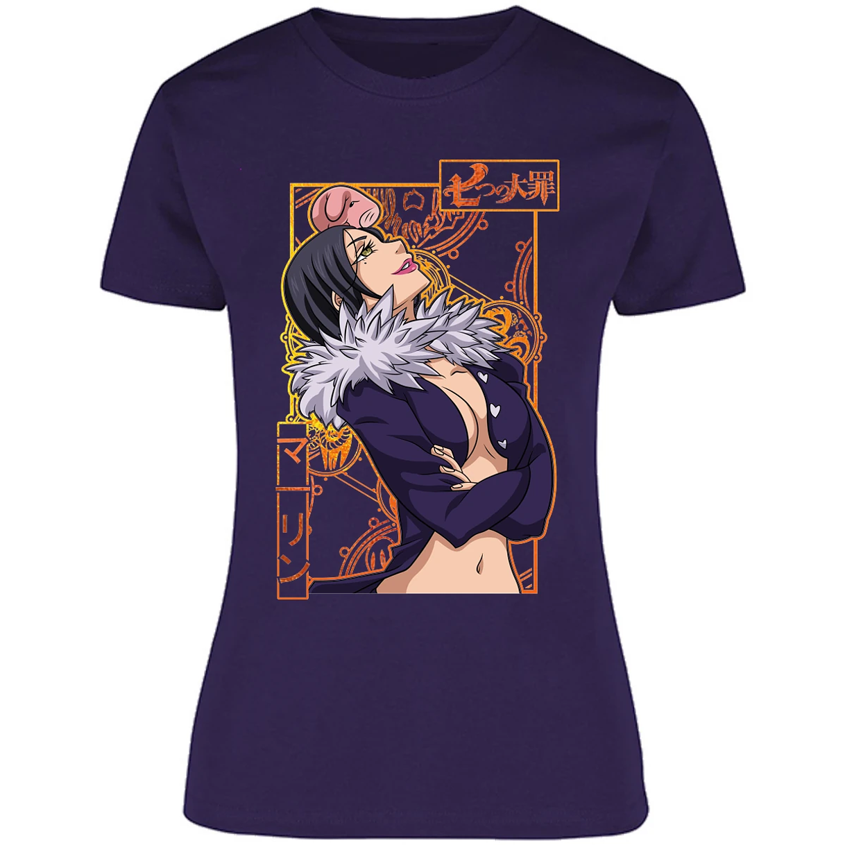 Blusa Seven Deadly Sins Merlin Seven Deadly Sins Blusa para Mujer 14