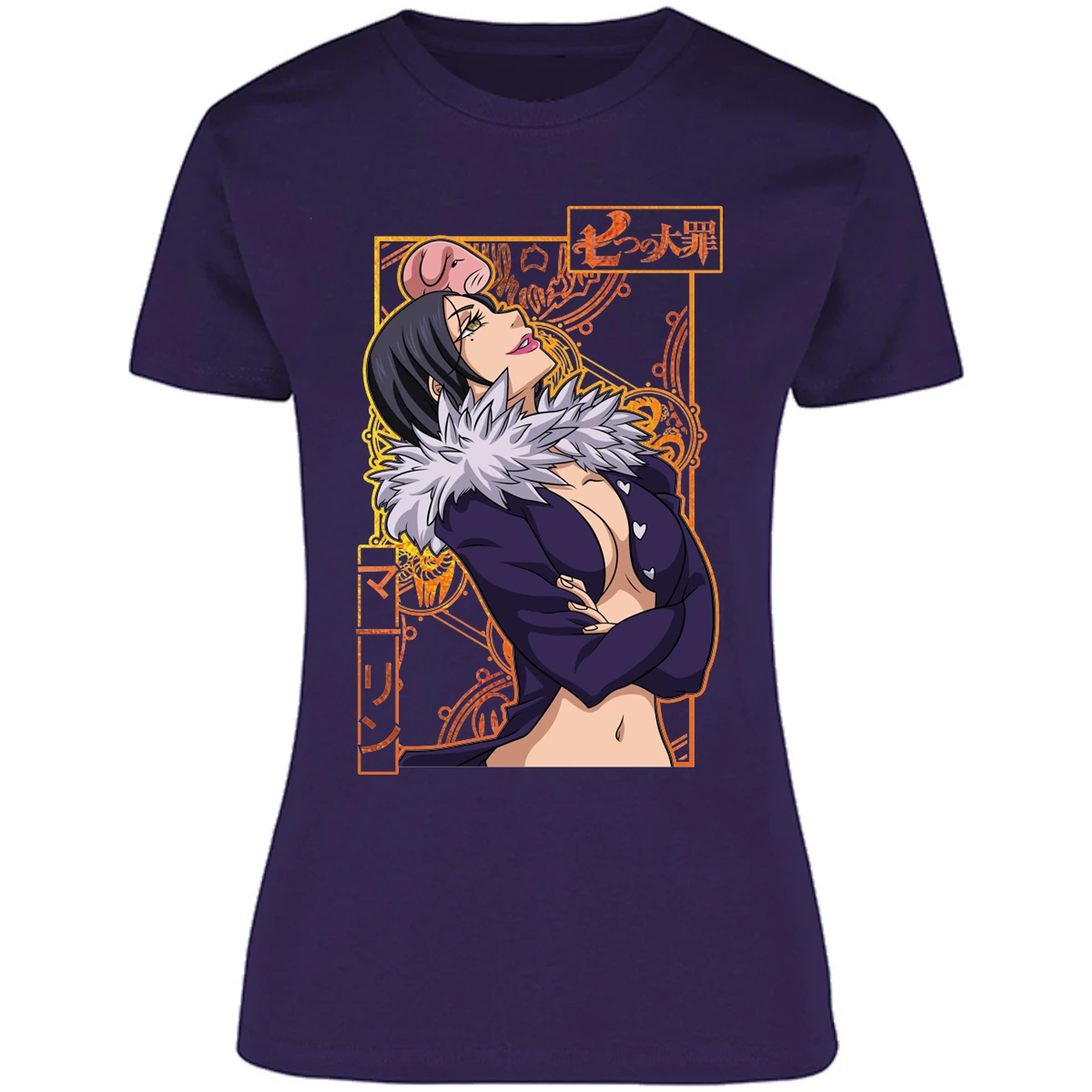 Blusa Seven Deadly Sins Merlin Seven Deadly Sins Blusa para Mujer 14