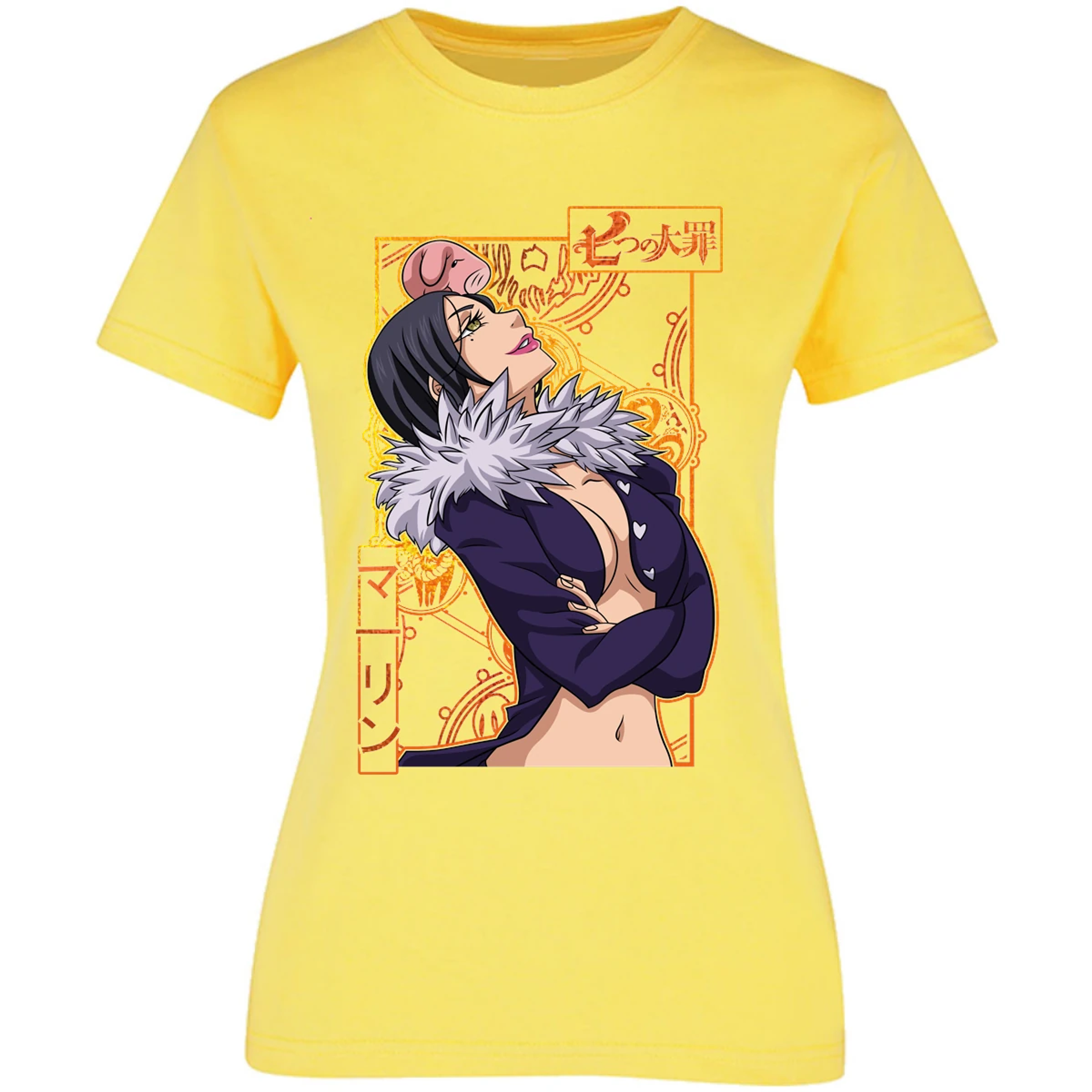 Blusa Seven Deadly Sins Merlin Seven Deadly Sins Blusa para Mujer 16