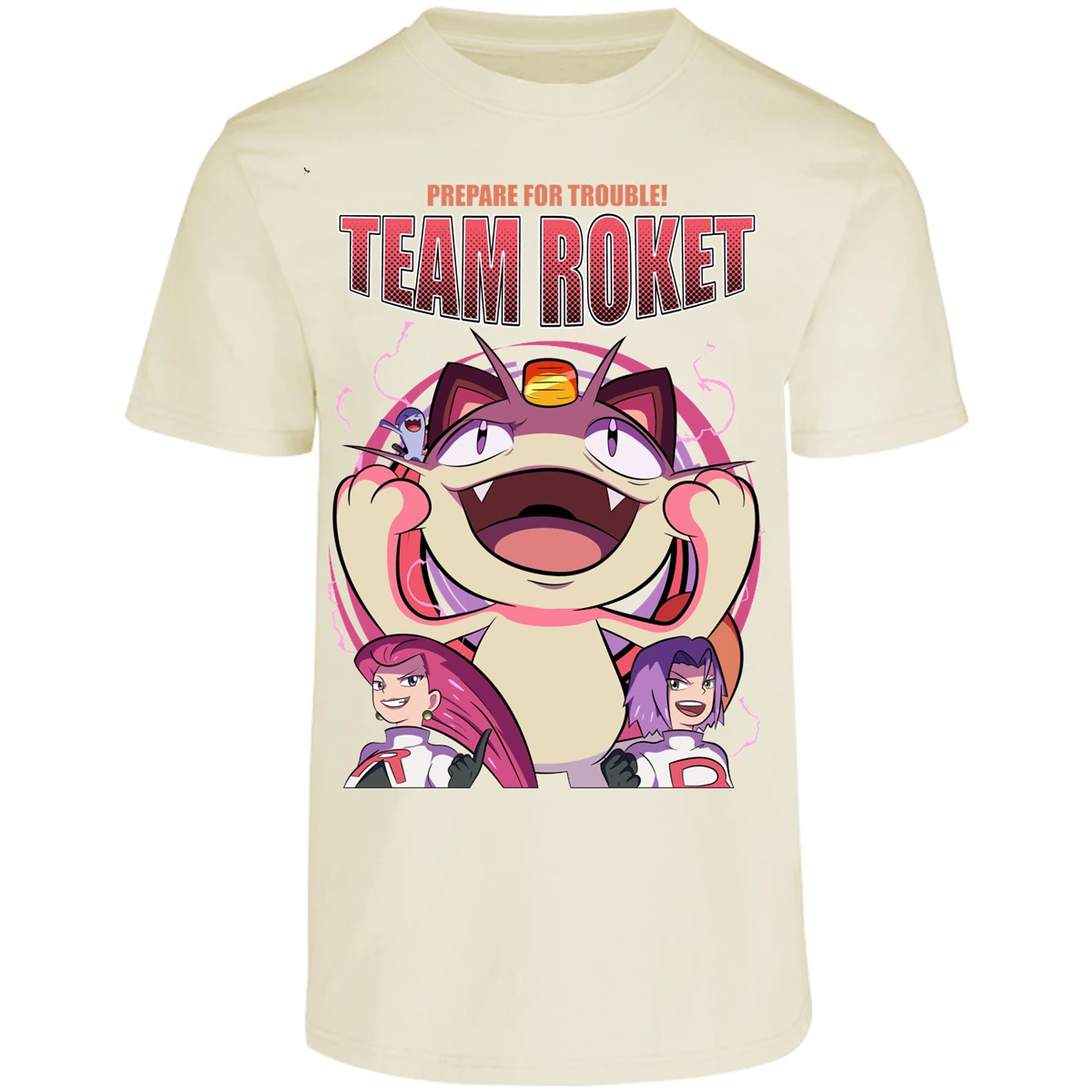 Playera Pokemon Team Rocket para Adulto 9
