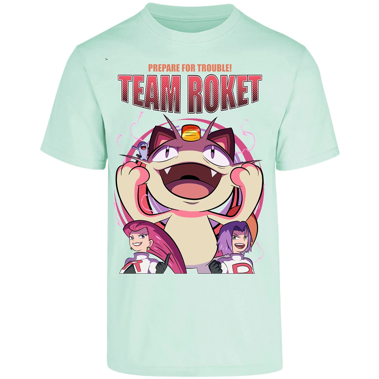 Playera Pokemon Team Rocket para Adulto 7