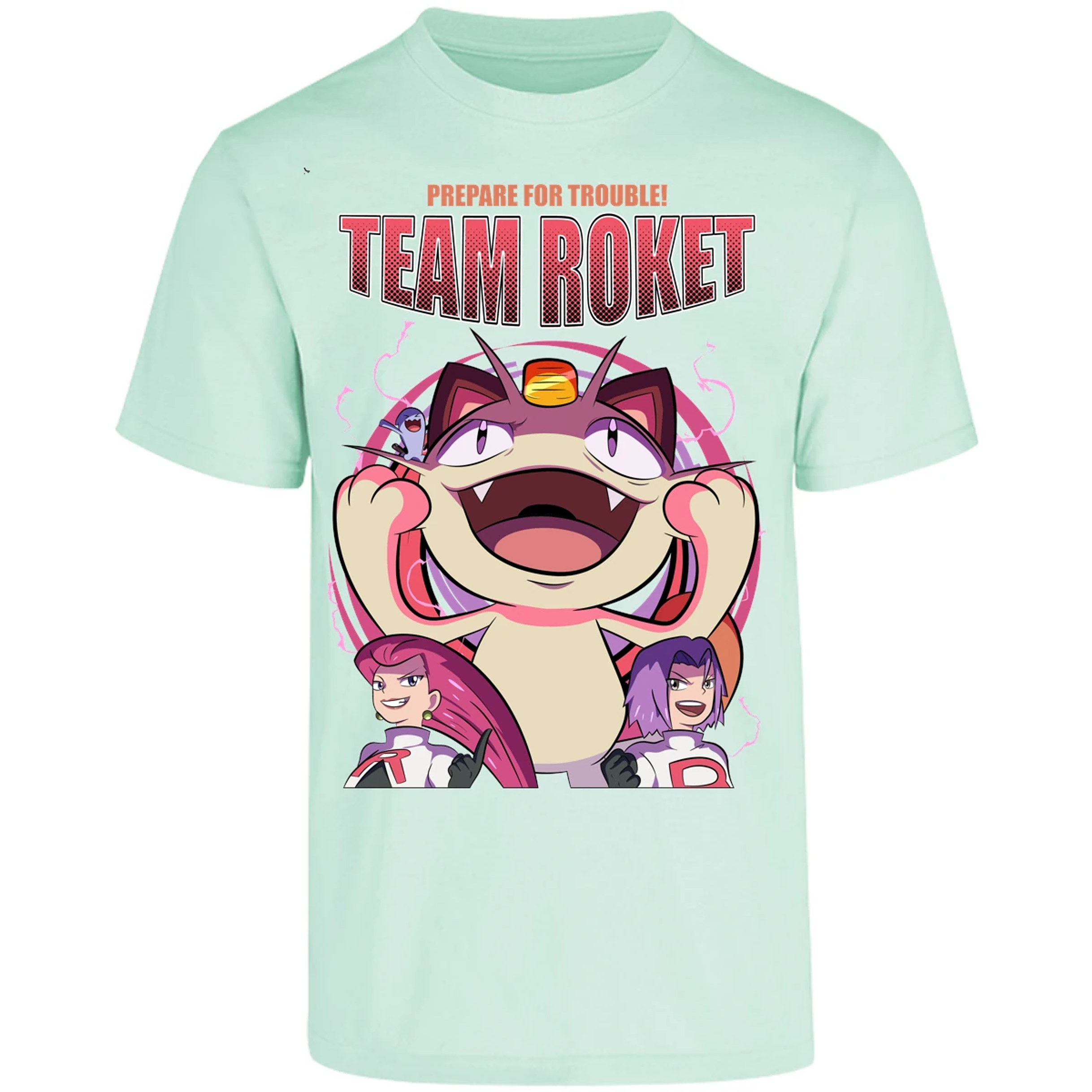 Playera Pokemon Team Rocket para Adulto 7