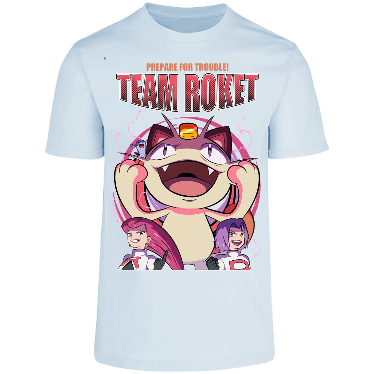 Playera Pokemon Team Rocket para Adulto 17