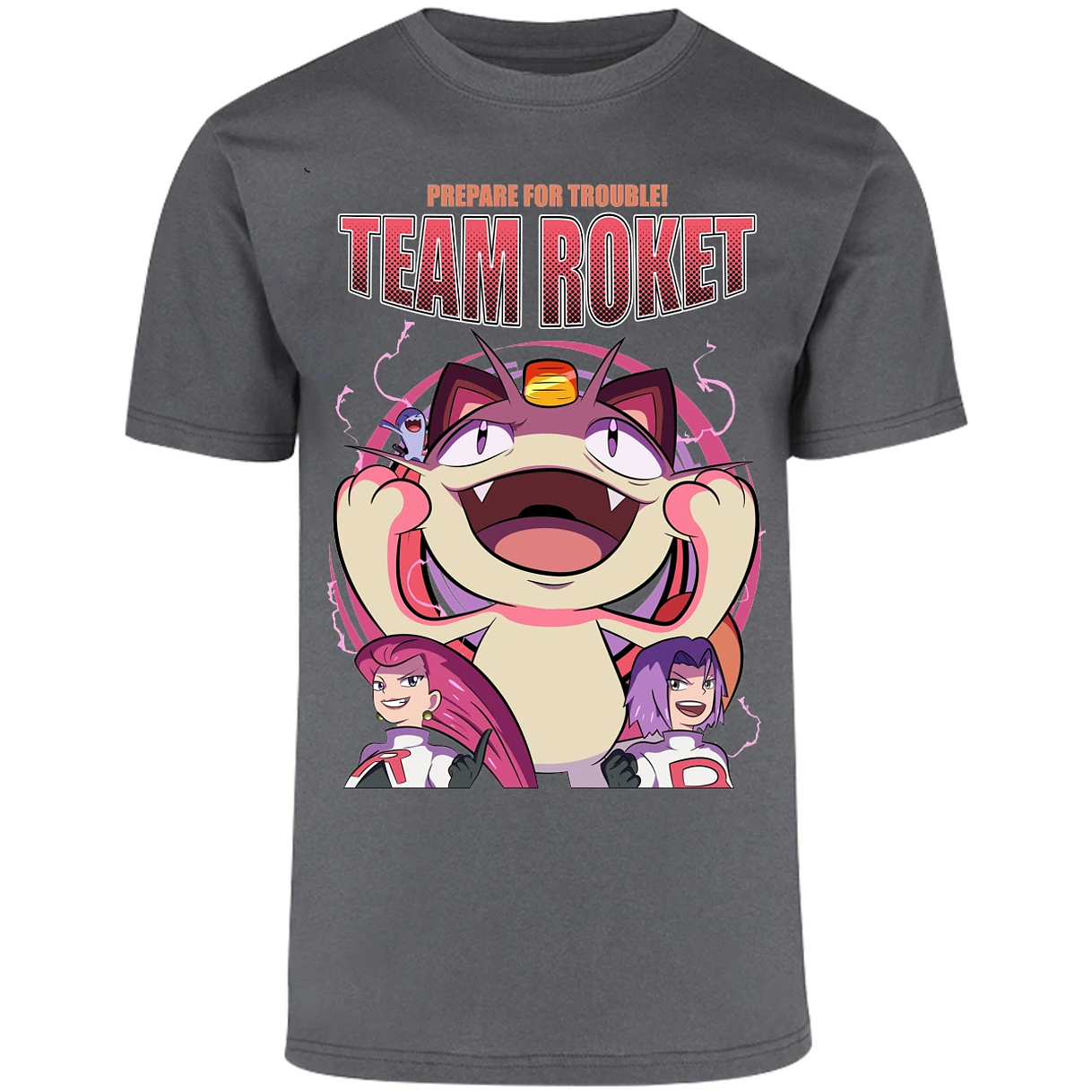 Playera Pokemon Team Rocket para Adulto 4