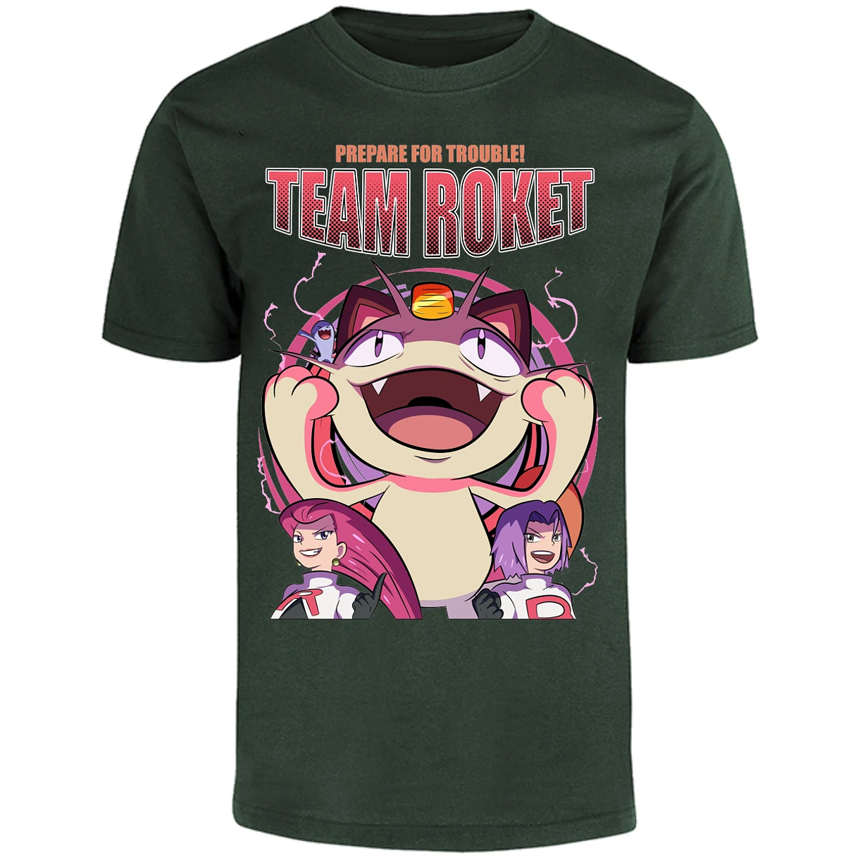 Playera Pokemon Team Rocket para Adulto 1