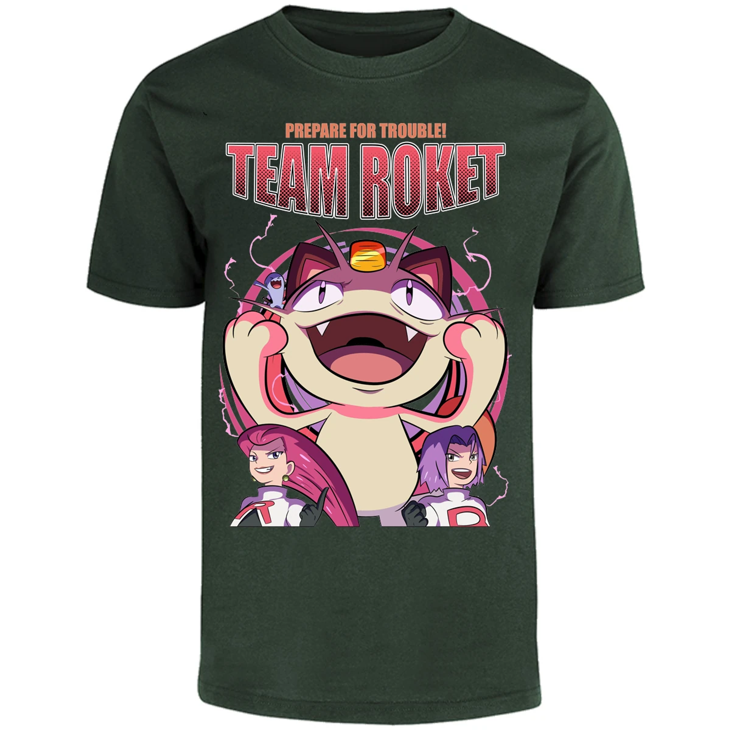 Playera Pokemon Team Rocket para Adulto 1