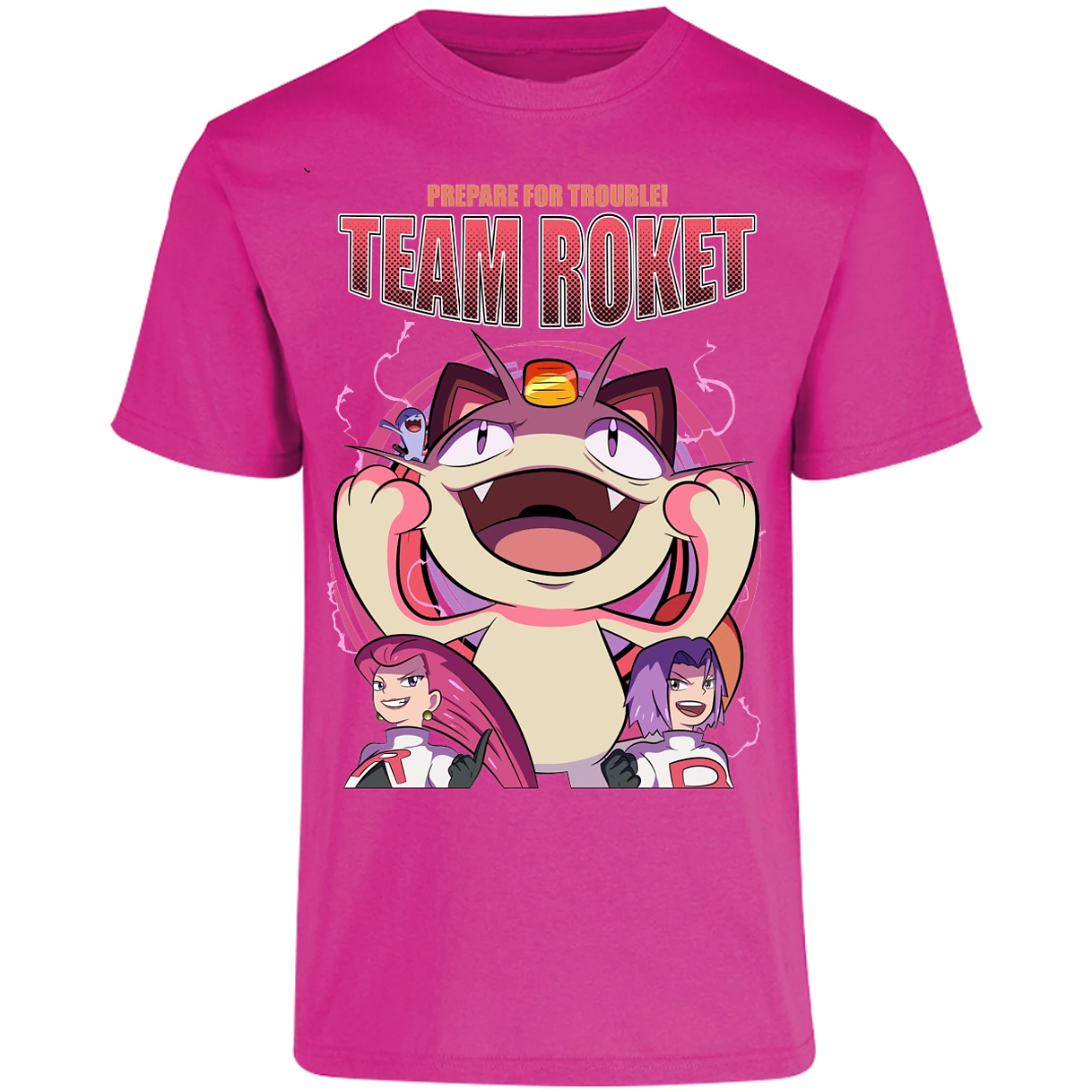 Playera Pokemon Team Rocket para Adulto 2