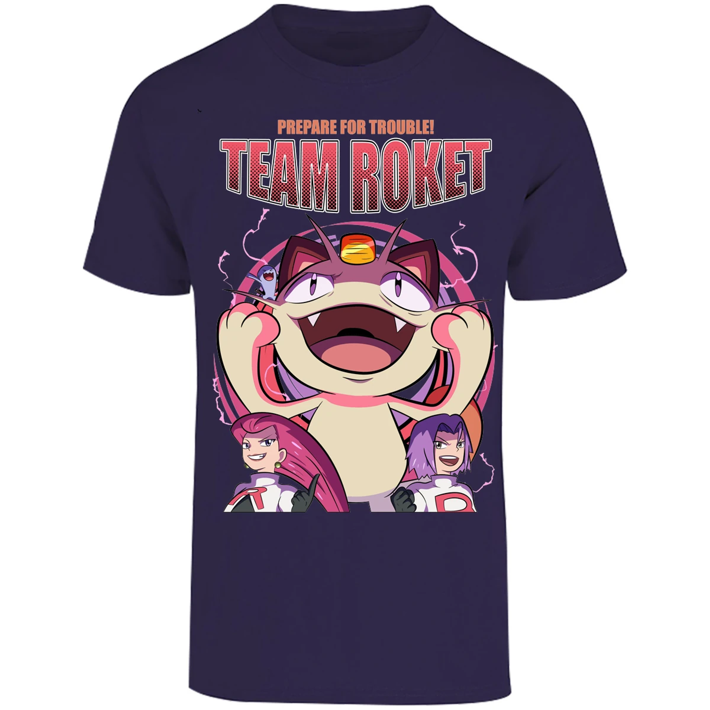 Playera Pokemon Team Rocket para Adulto 3