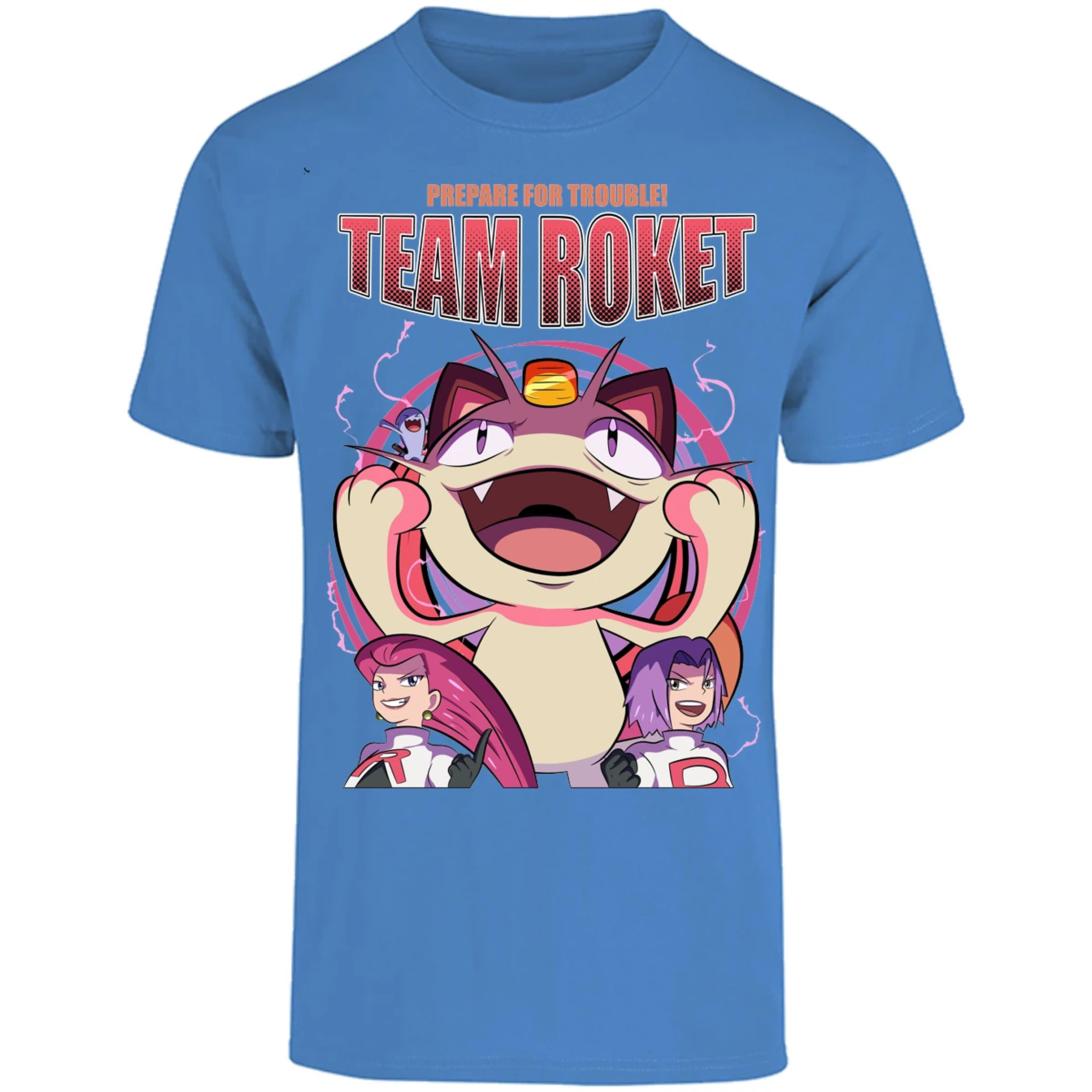 Playera Pokemon Team Rocket para Adulto 8