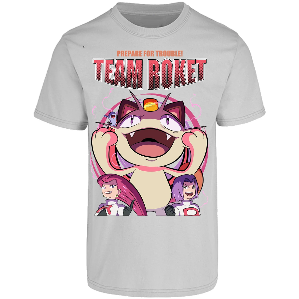 Playera Pokemon Team Rocket para Adulto 12