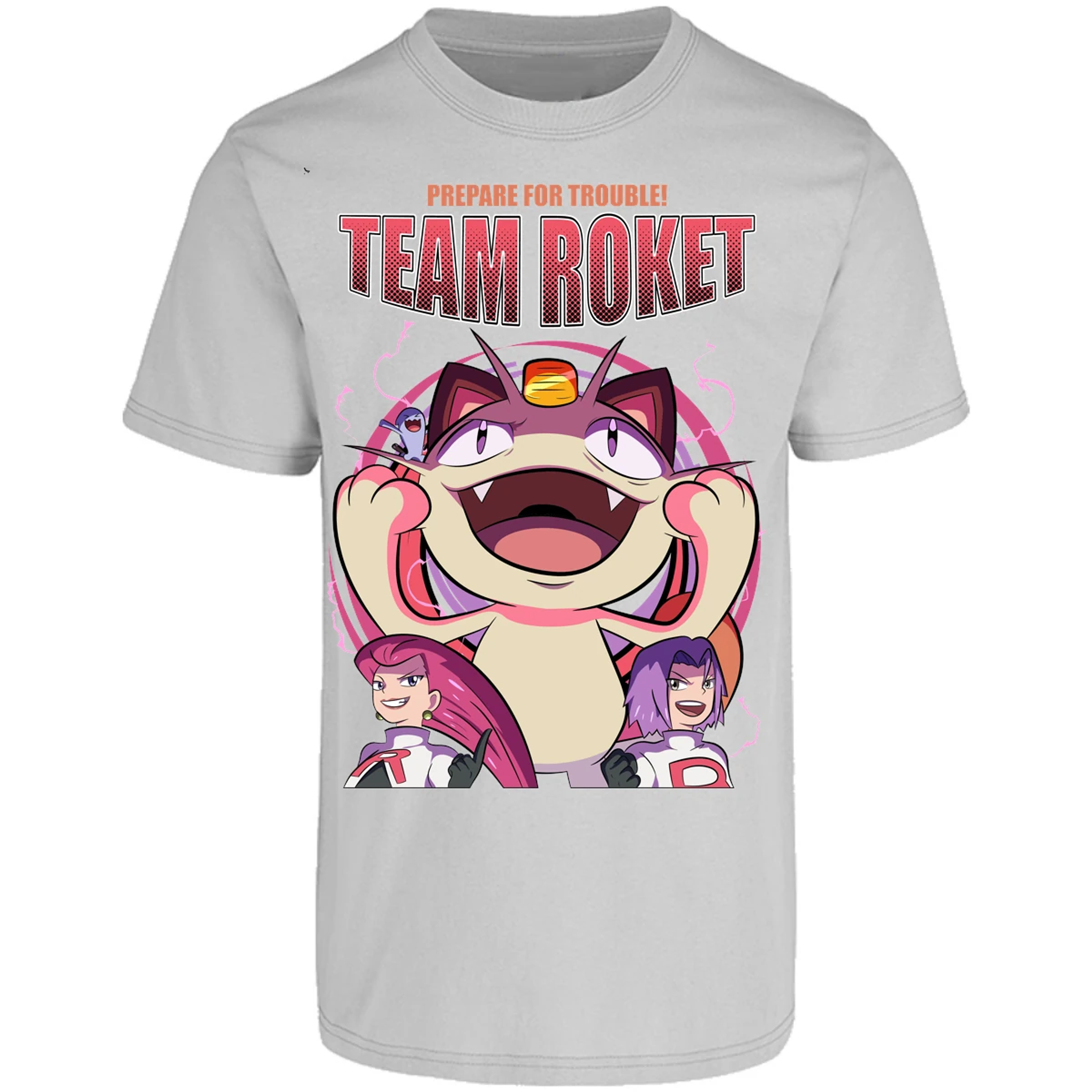 Playera Pokemon Team Rocket para Adulto 12