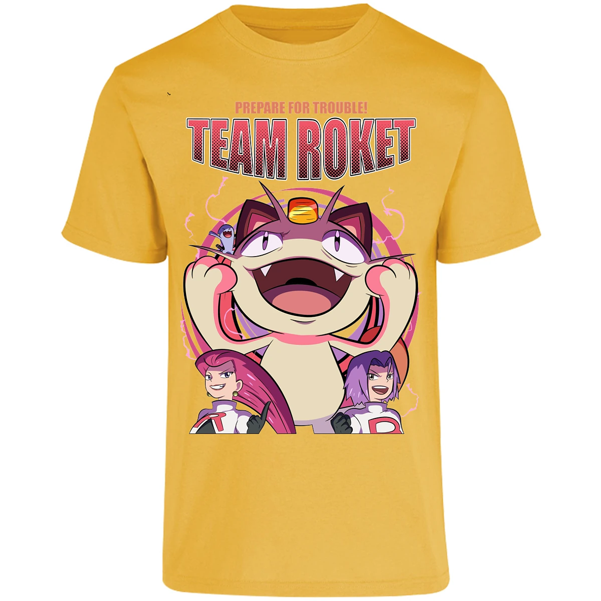 Playera Pokemon Team Rocket para Adulto 13