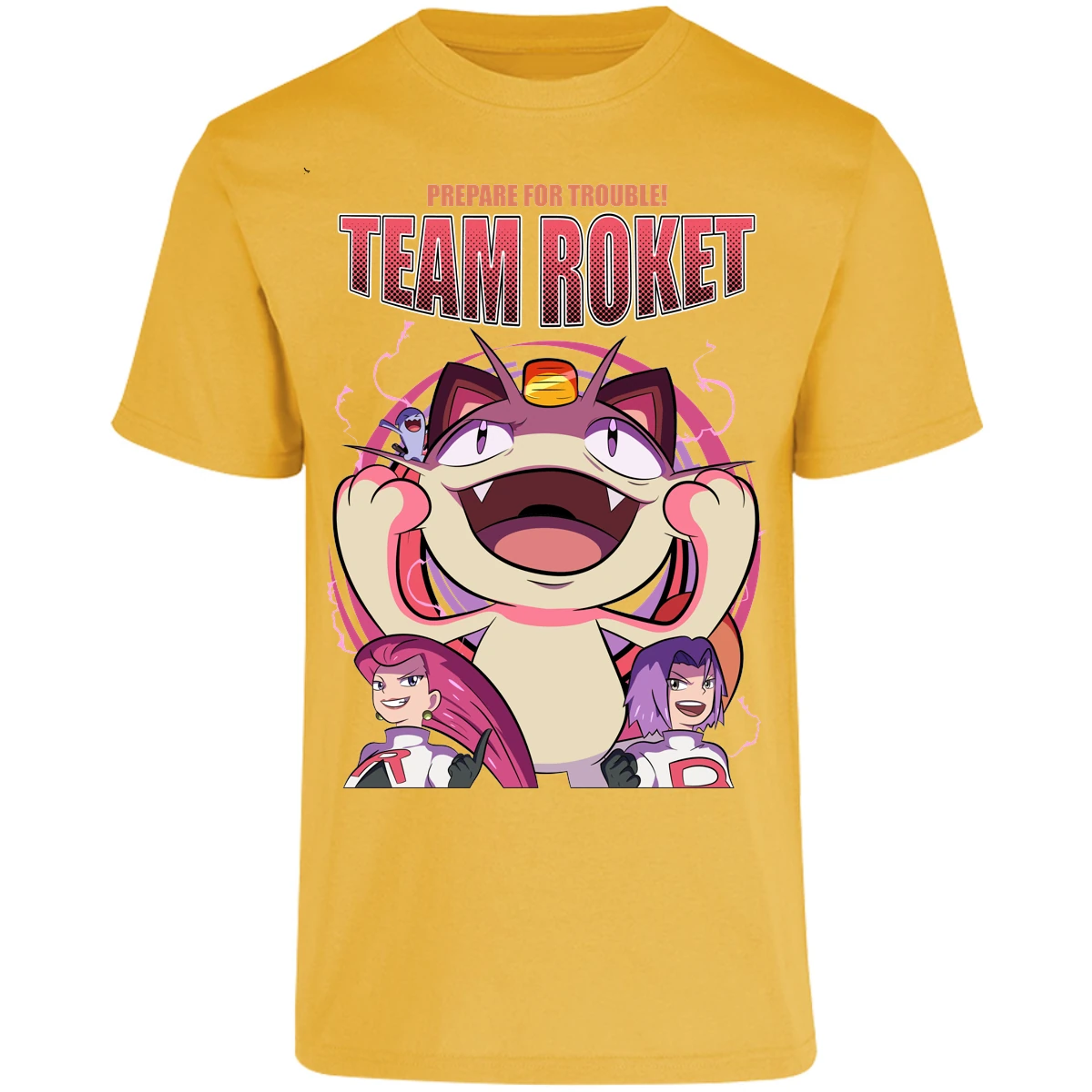 Playera Pokemon Team Rocket para Adulto 13