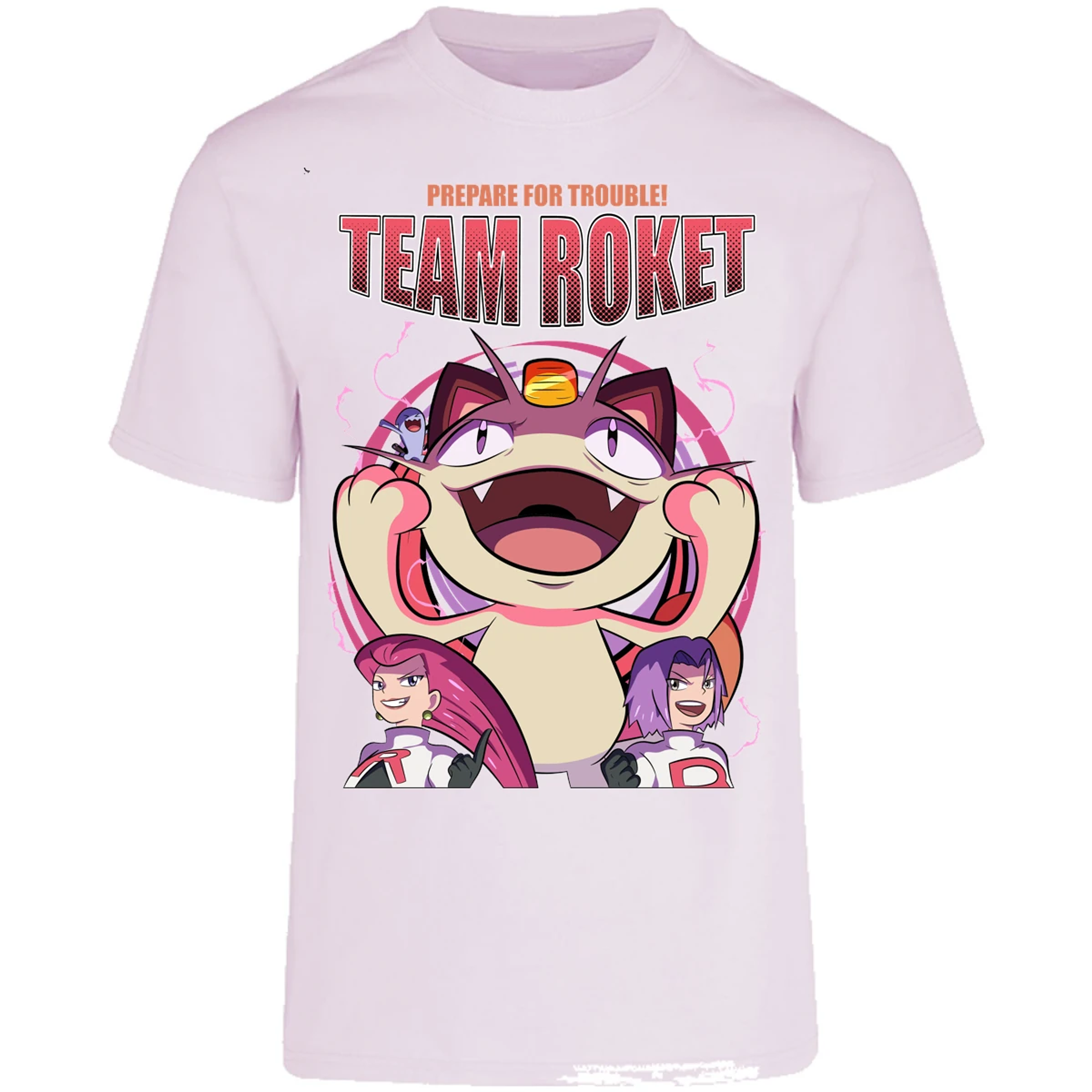 Playera Pokemon Team Rocket para Adulto 15