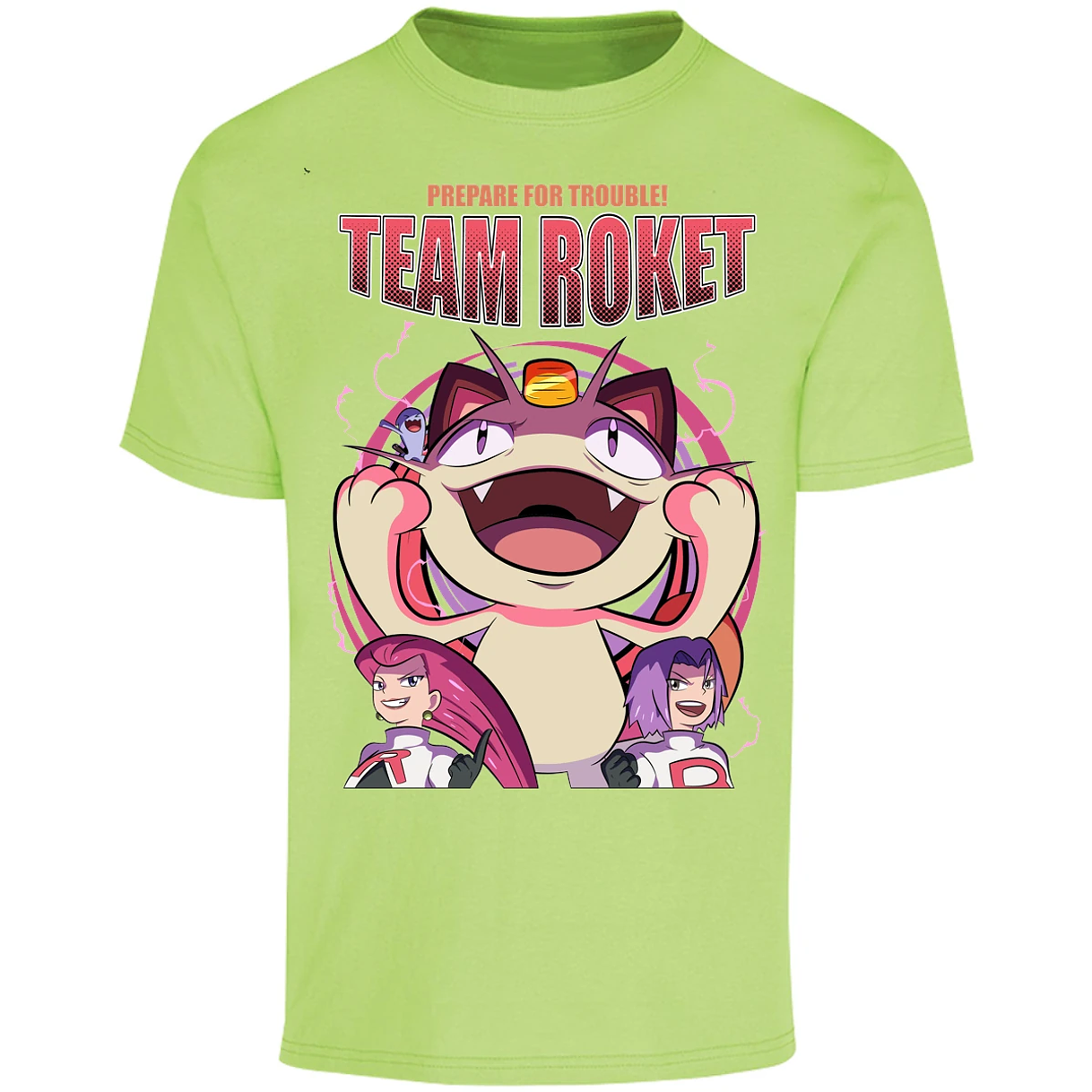 Playera Pokemon Team Rocket para Adulto 16