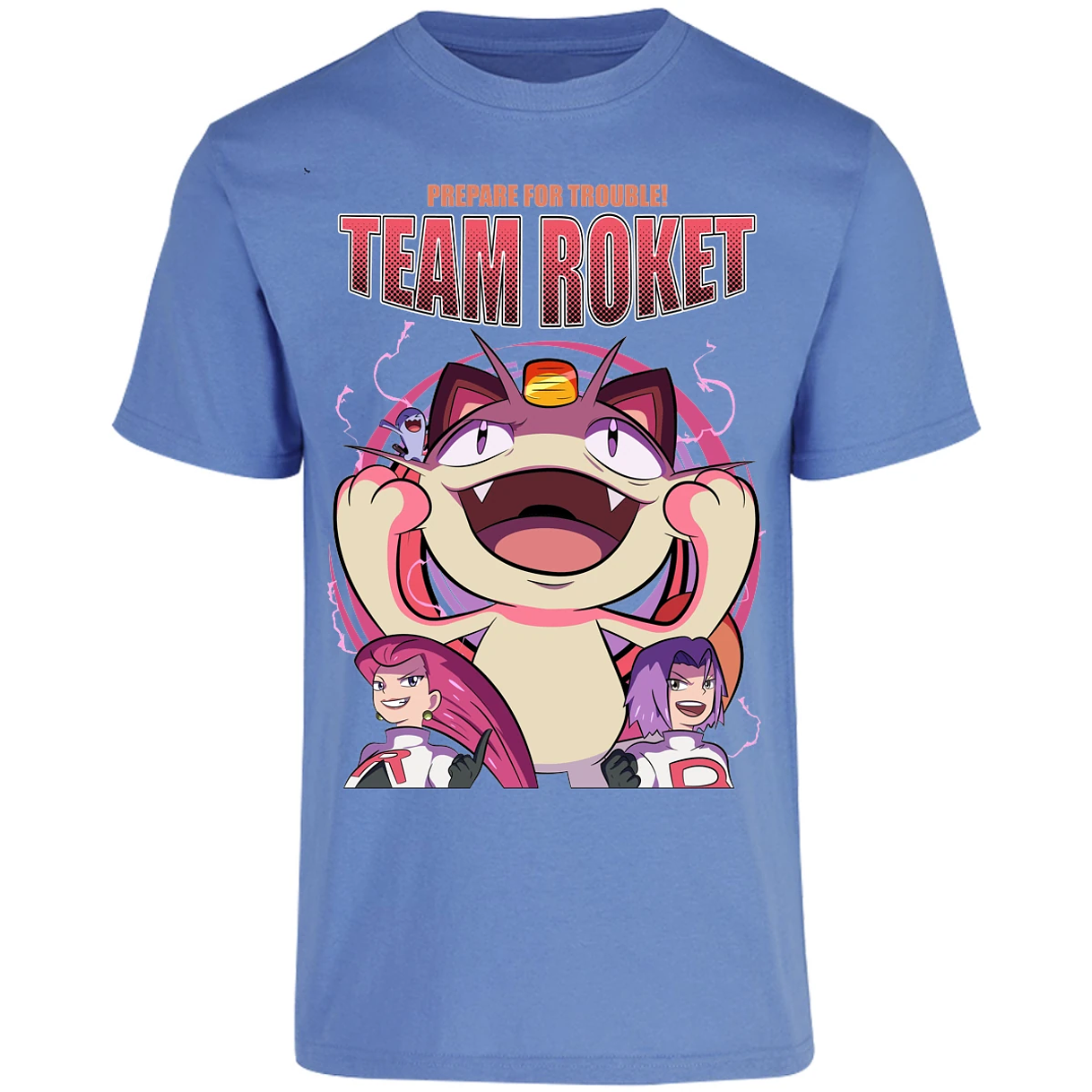 Playera Pokemon Team Rocket para Adulto 18