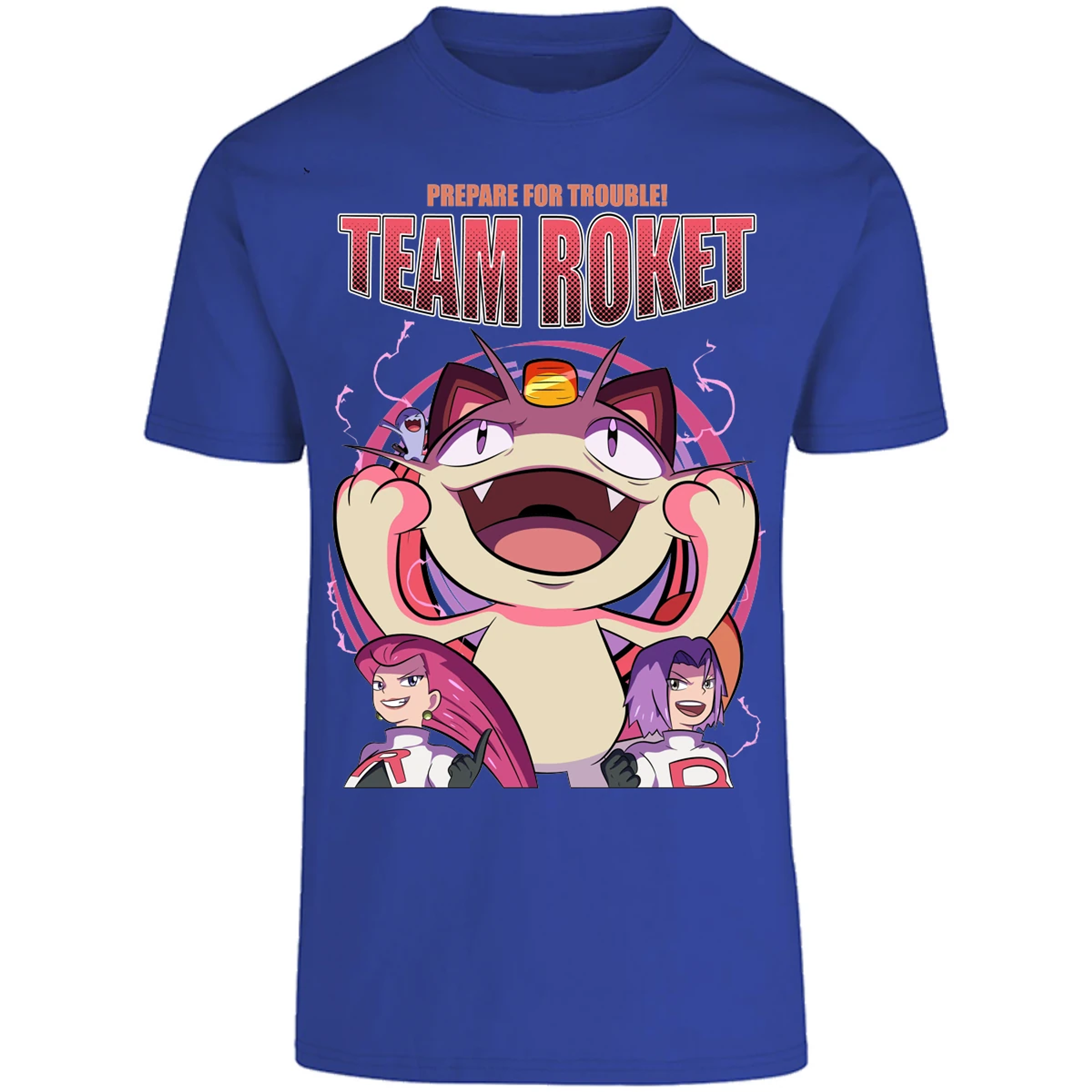 Playera Pokemon Team Rocket para Adulto 19