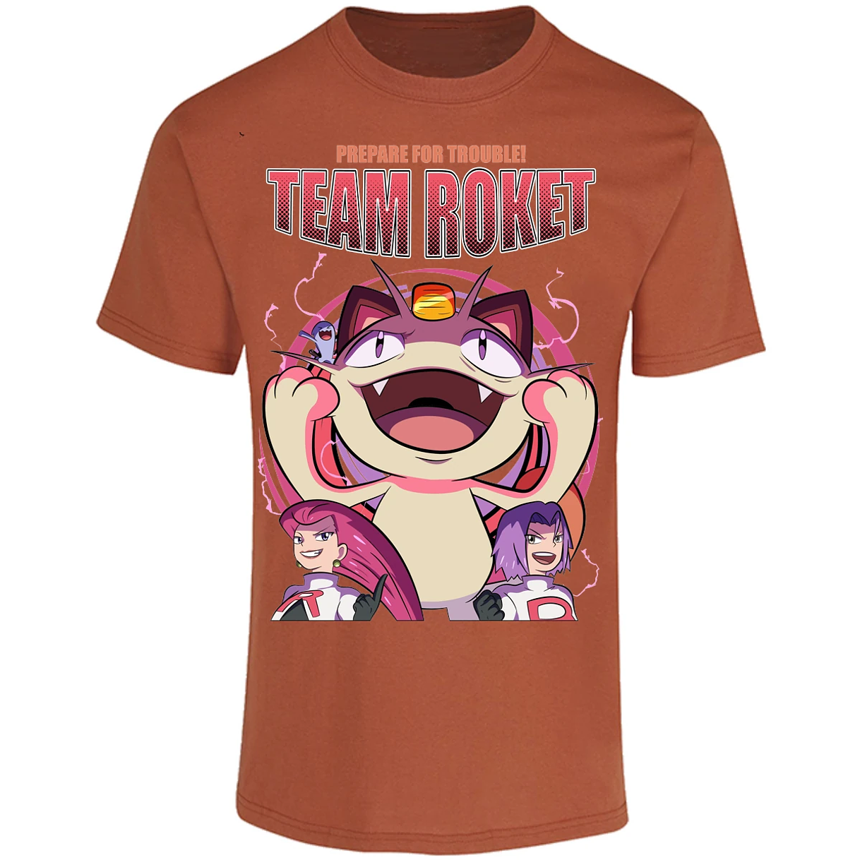 Playera Pokemon Team Rocket para Adulto 20