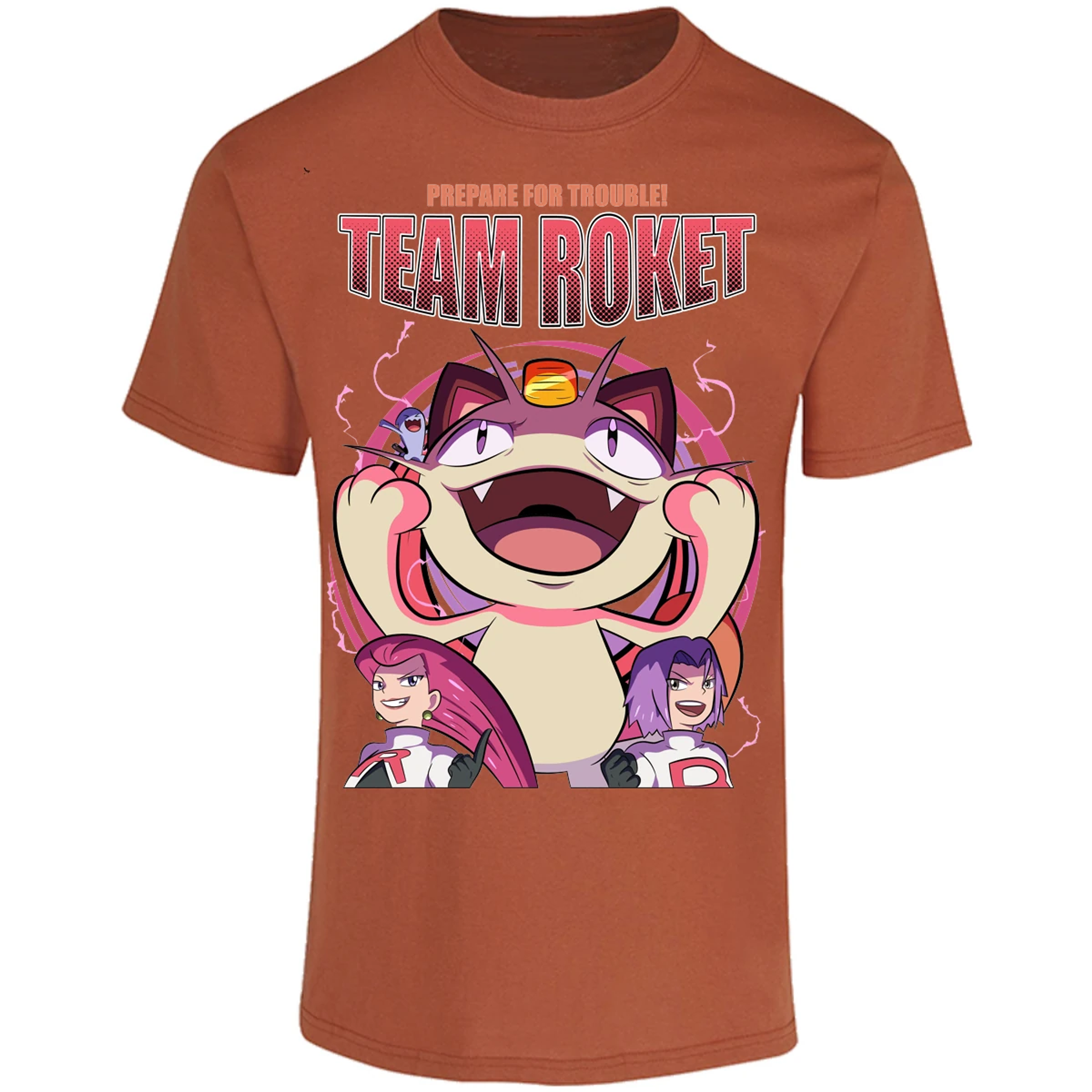 Playera Pokemon Team Rocket para Adulto 20
