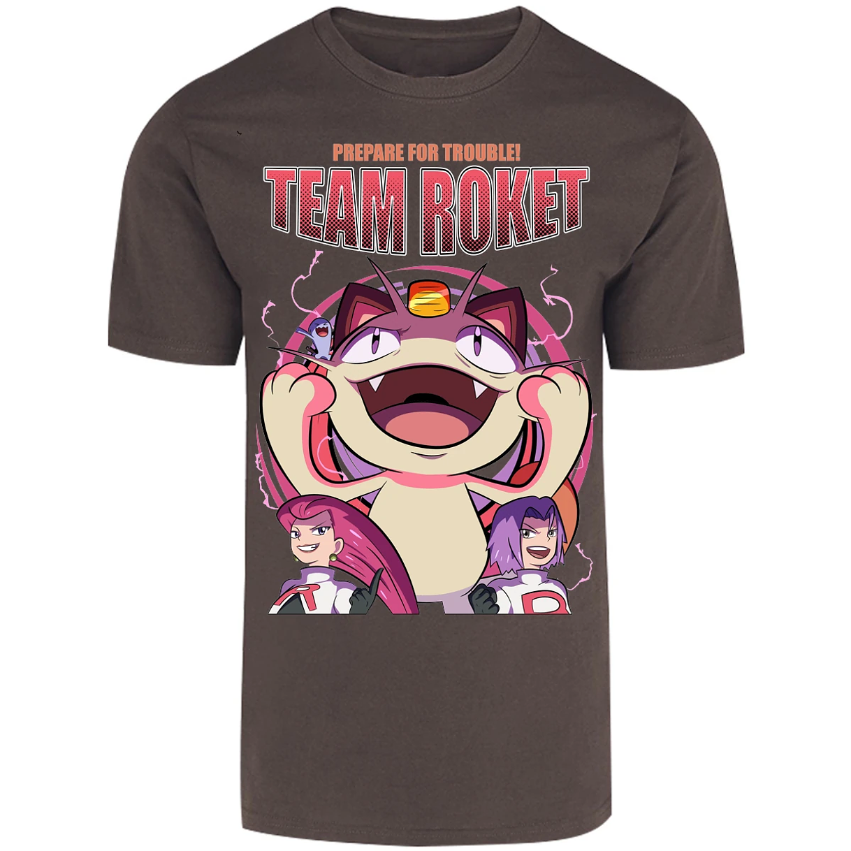 Playera Pokemon Team Rocket para Adulto 22