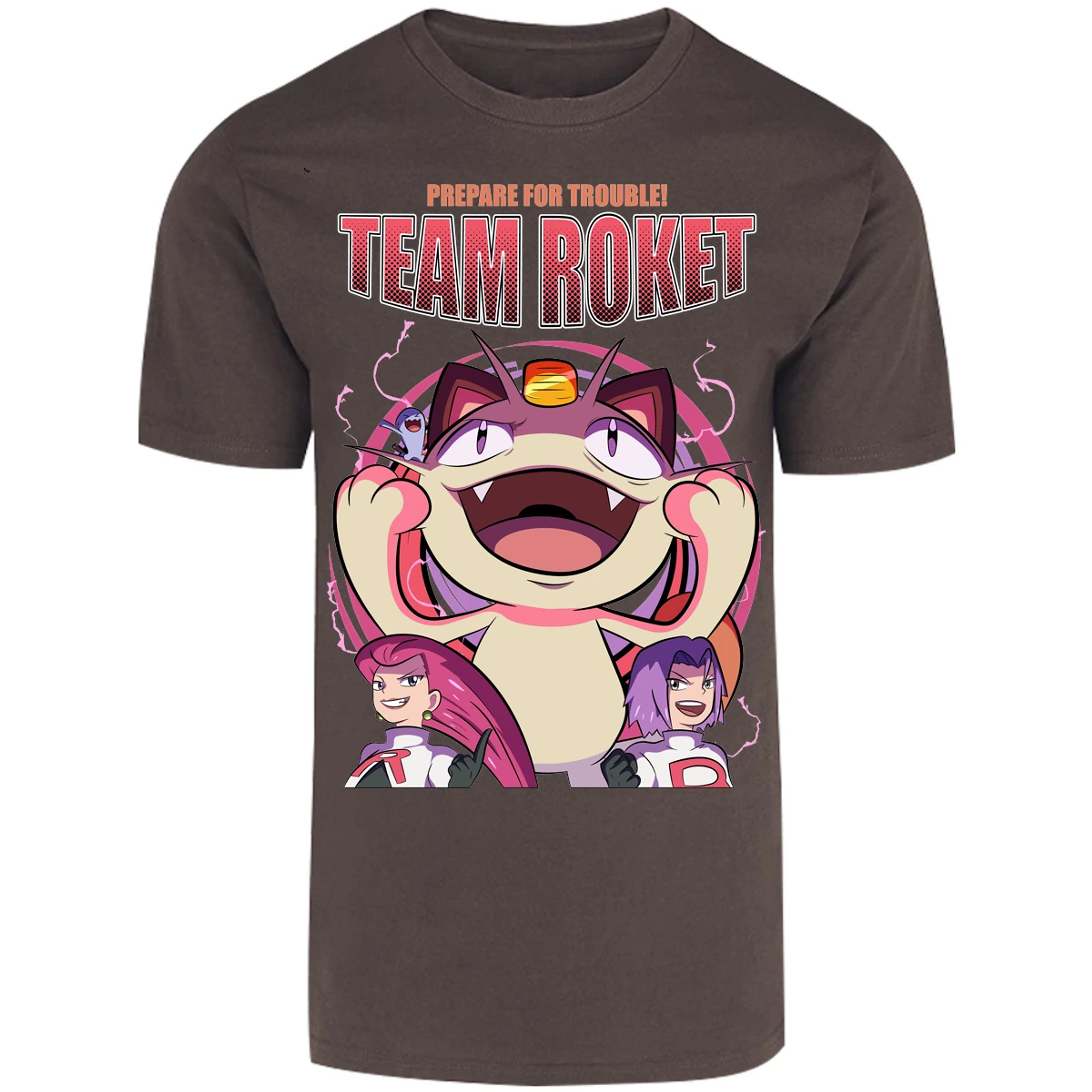 Playera Pokemon Team Rocket para Adulto 22