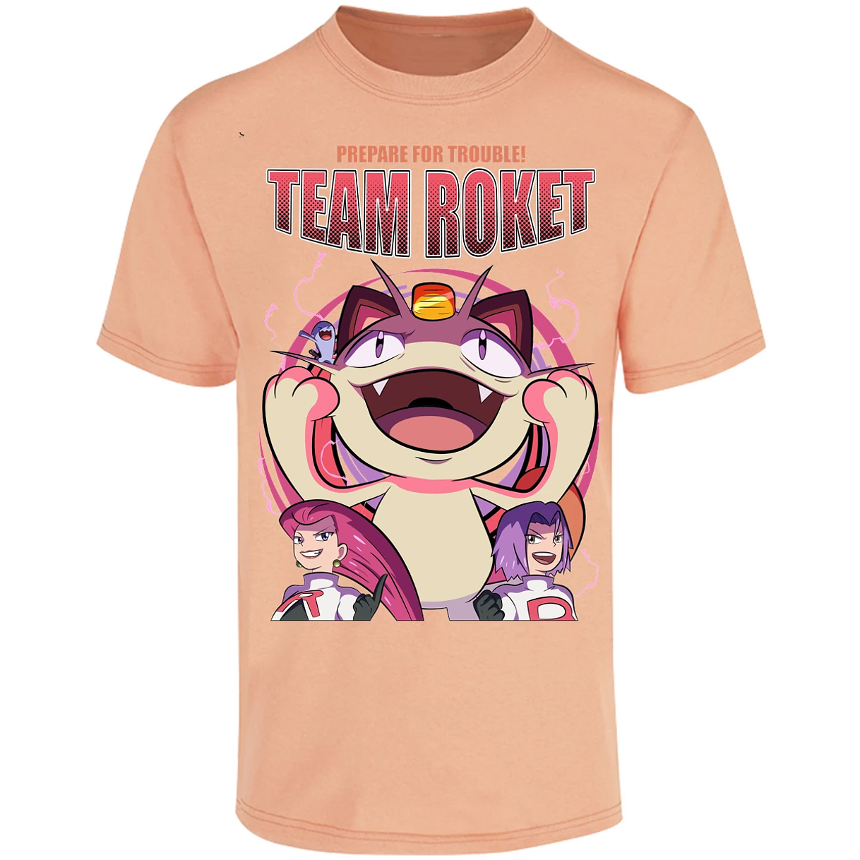 Playera Pokemon Team Rocket para Adulto 23