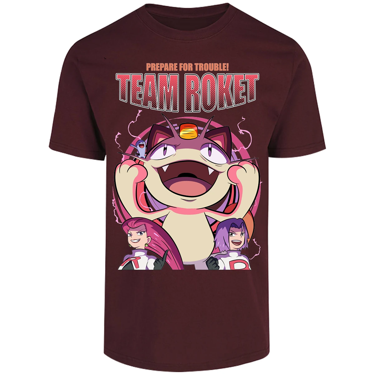 Playera Pokemon Team Rocket para Adulto 24