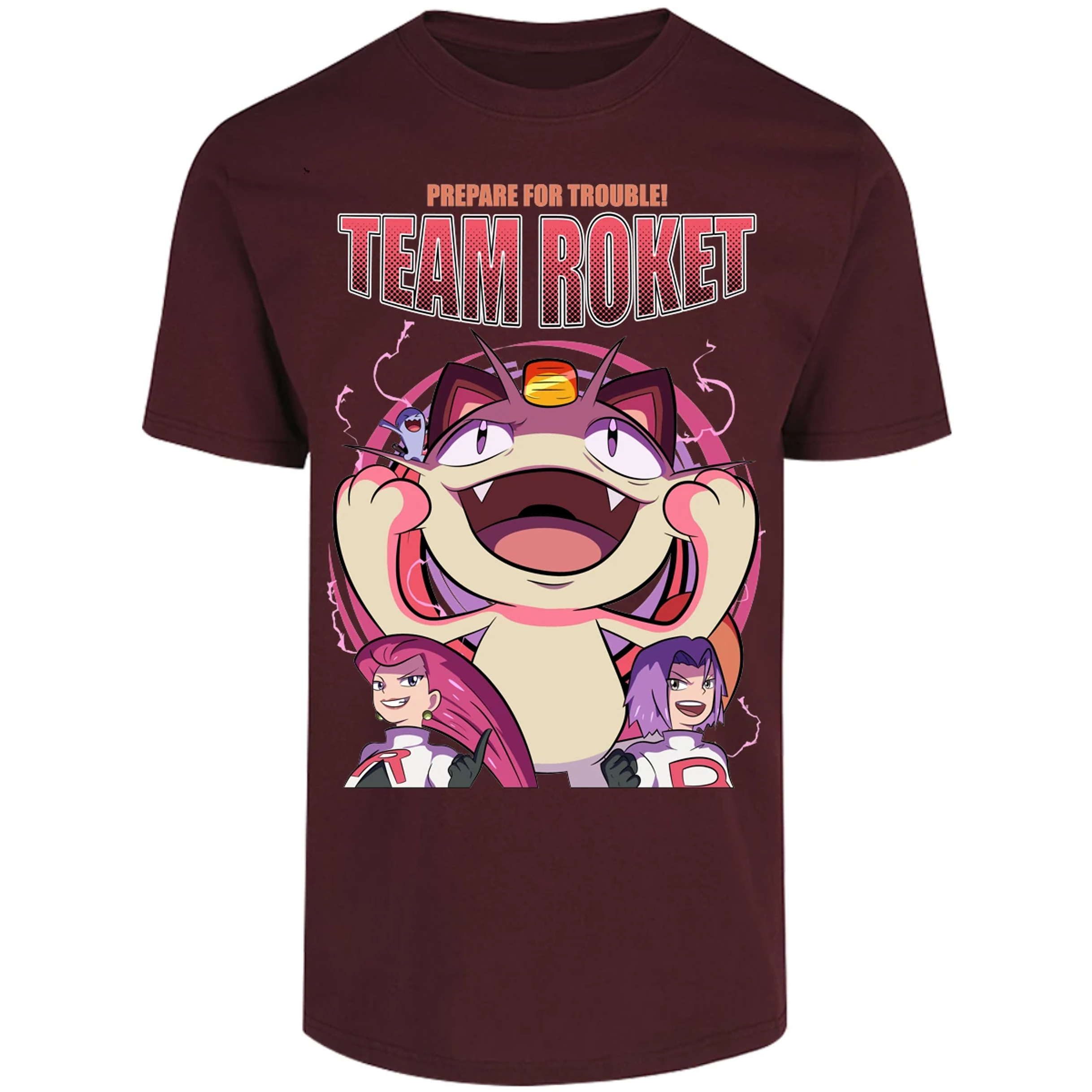 Playera Pokemon Team Rocket para Adulto 24