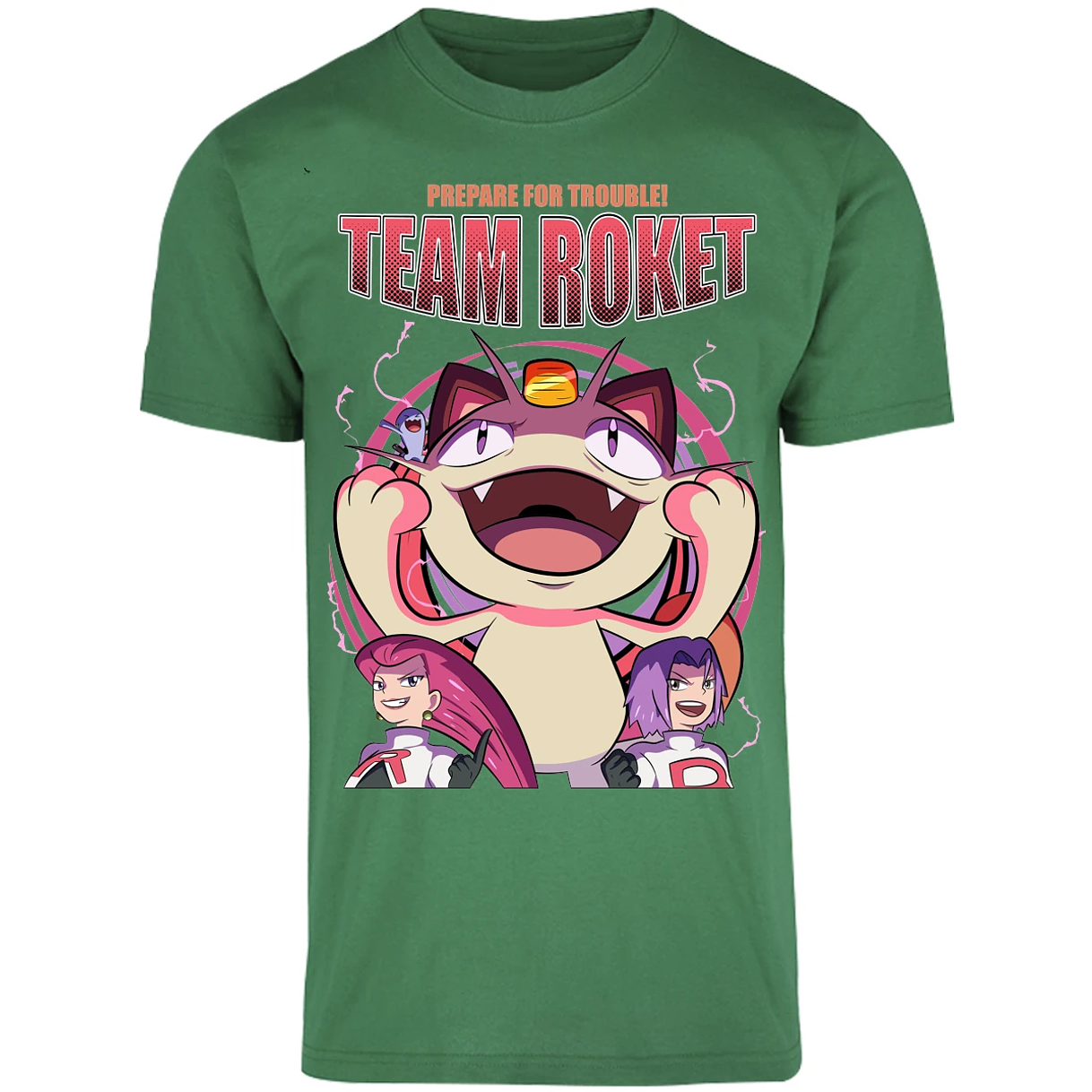 Playera Pokemon Team Rocket para Adulto 26