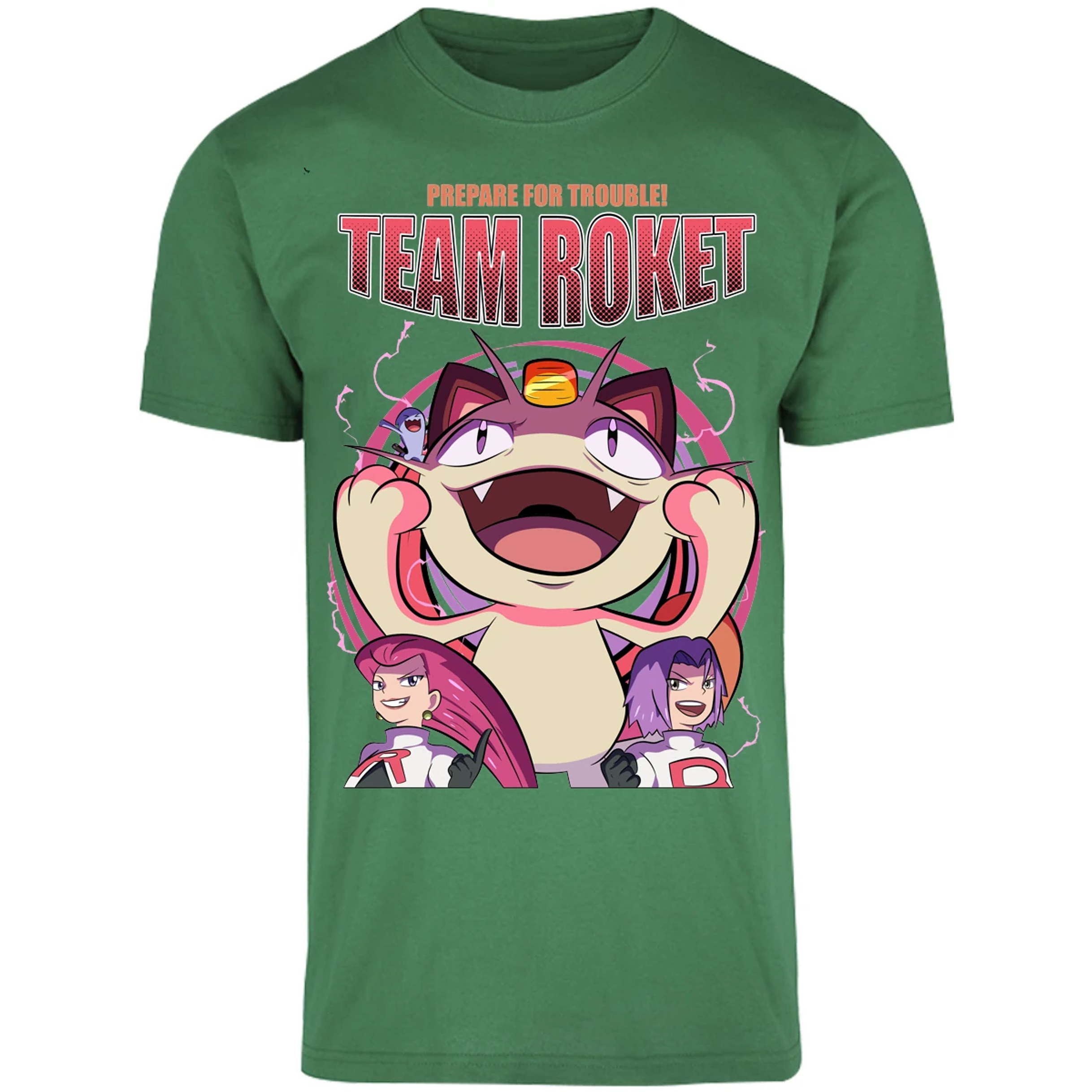 Playera Pokemon Team Rocket para Adulto 26