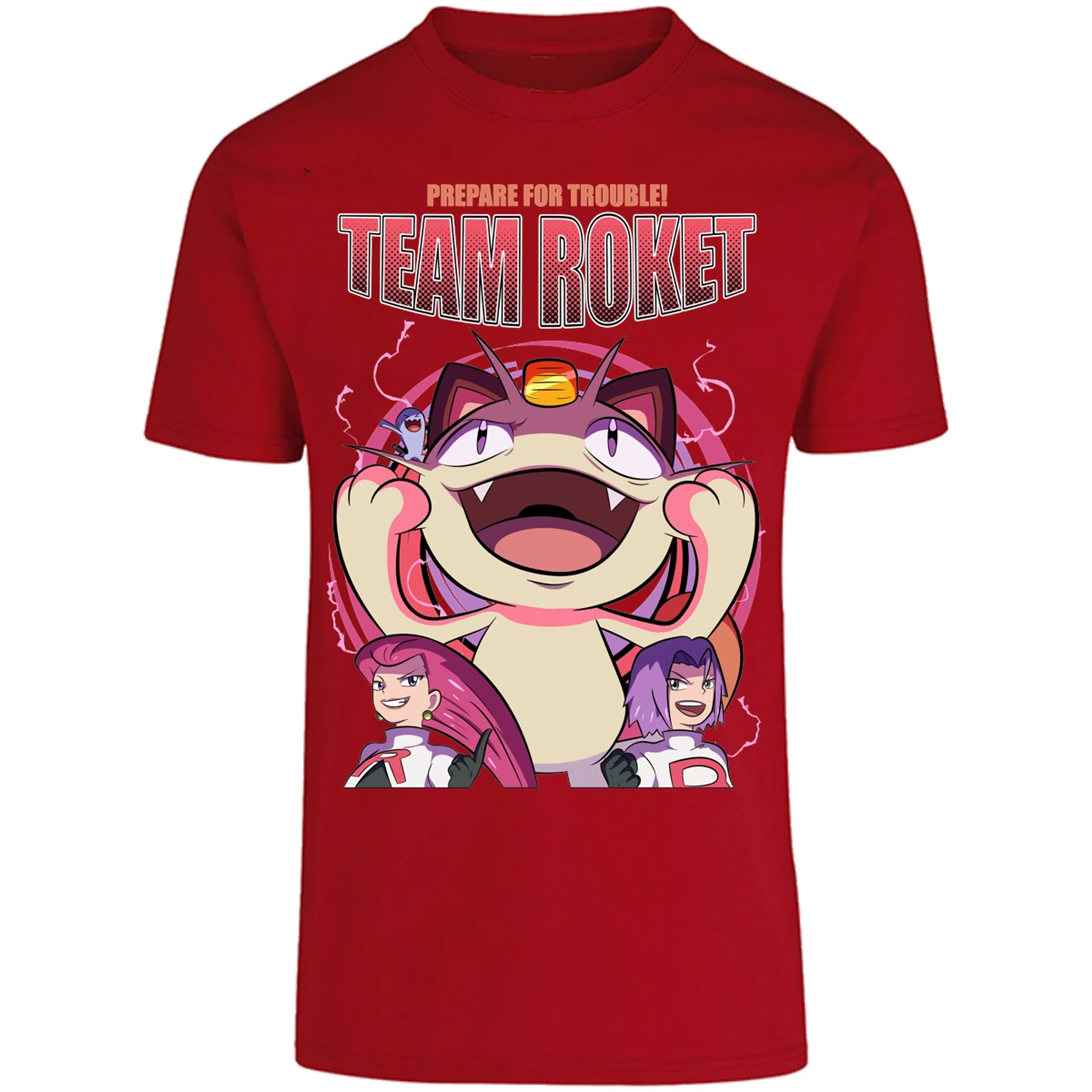 Playera Pokemon Team Rocket para Adulto 27