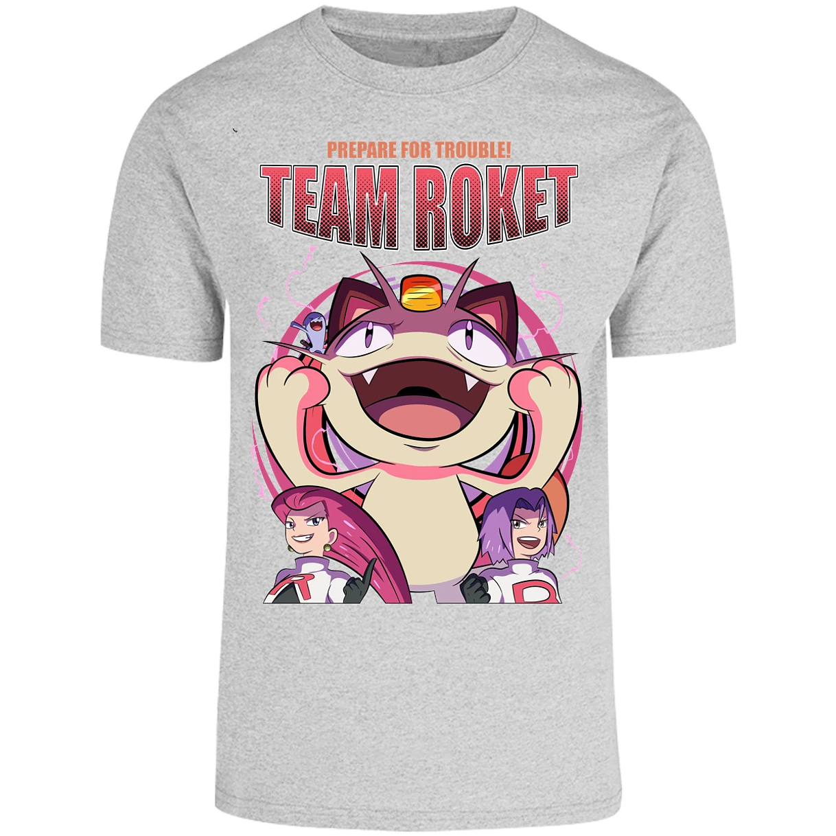 Playera Pokemon Team Rocket para Adulto 30