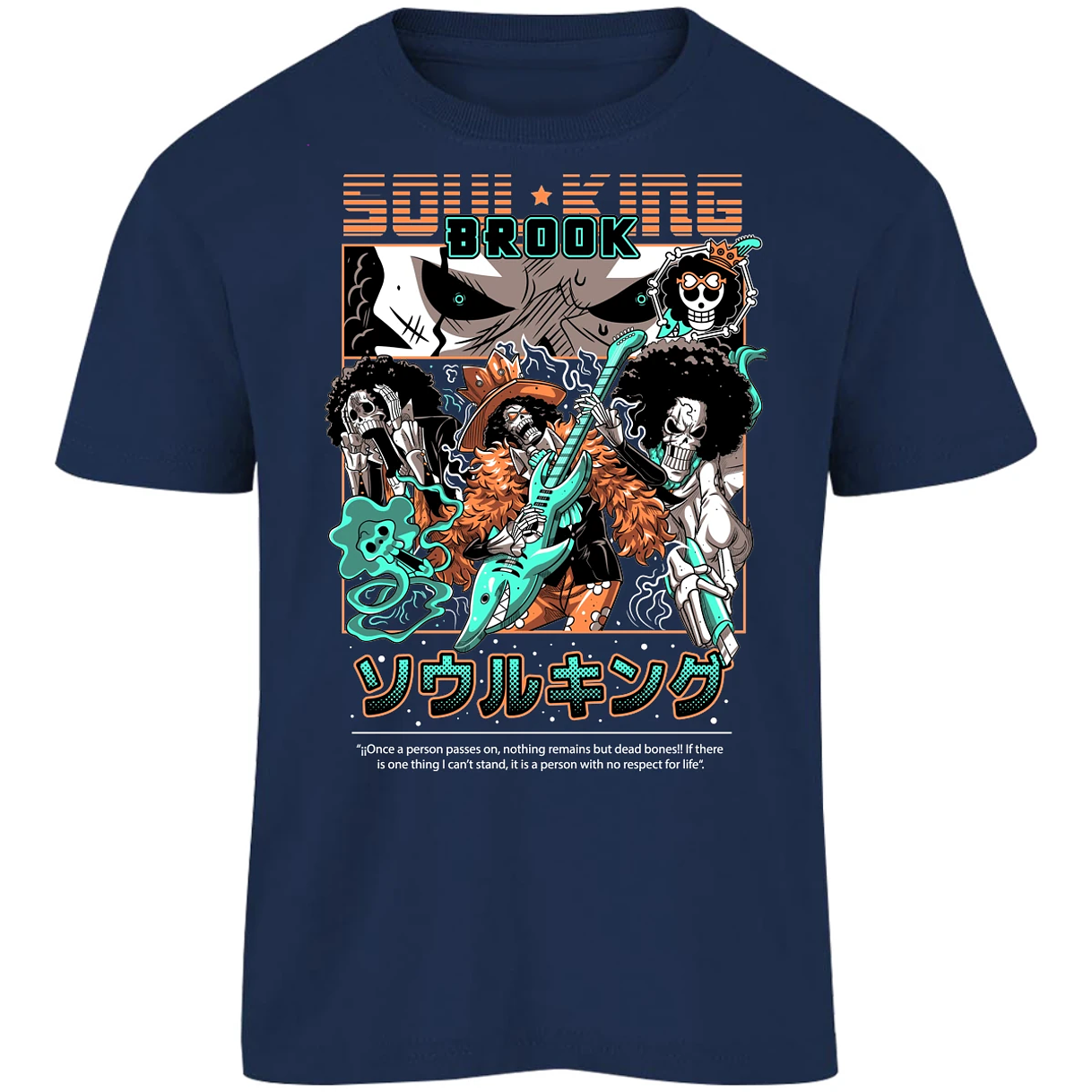 Playera One Piece Brook One Piece para Niño 19