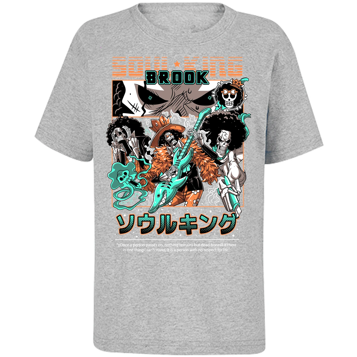 Playera One Piece Brook One Piece para Niño 27