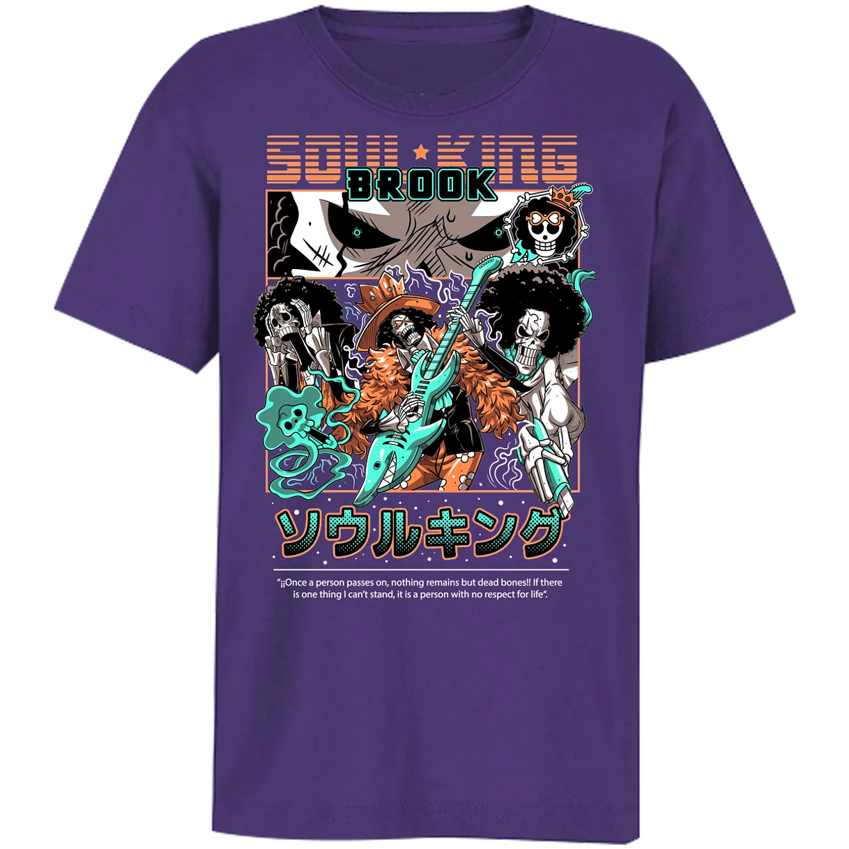Playera One Piece Brook One Piece para Niño 31
