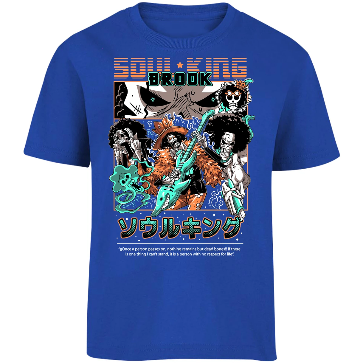Playera One Piece Brook One Piece para Niño 33