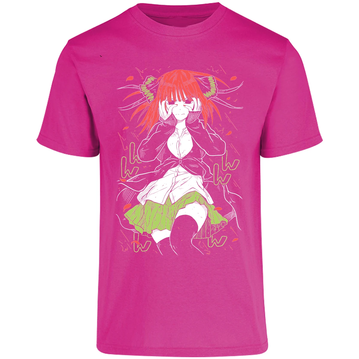 Playera Quintillizas Nakano Nino Nakano para Adulto 17