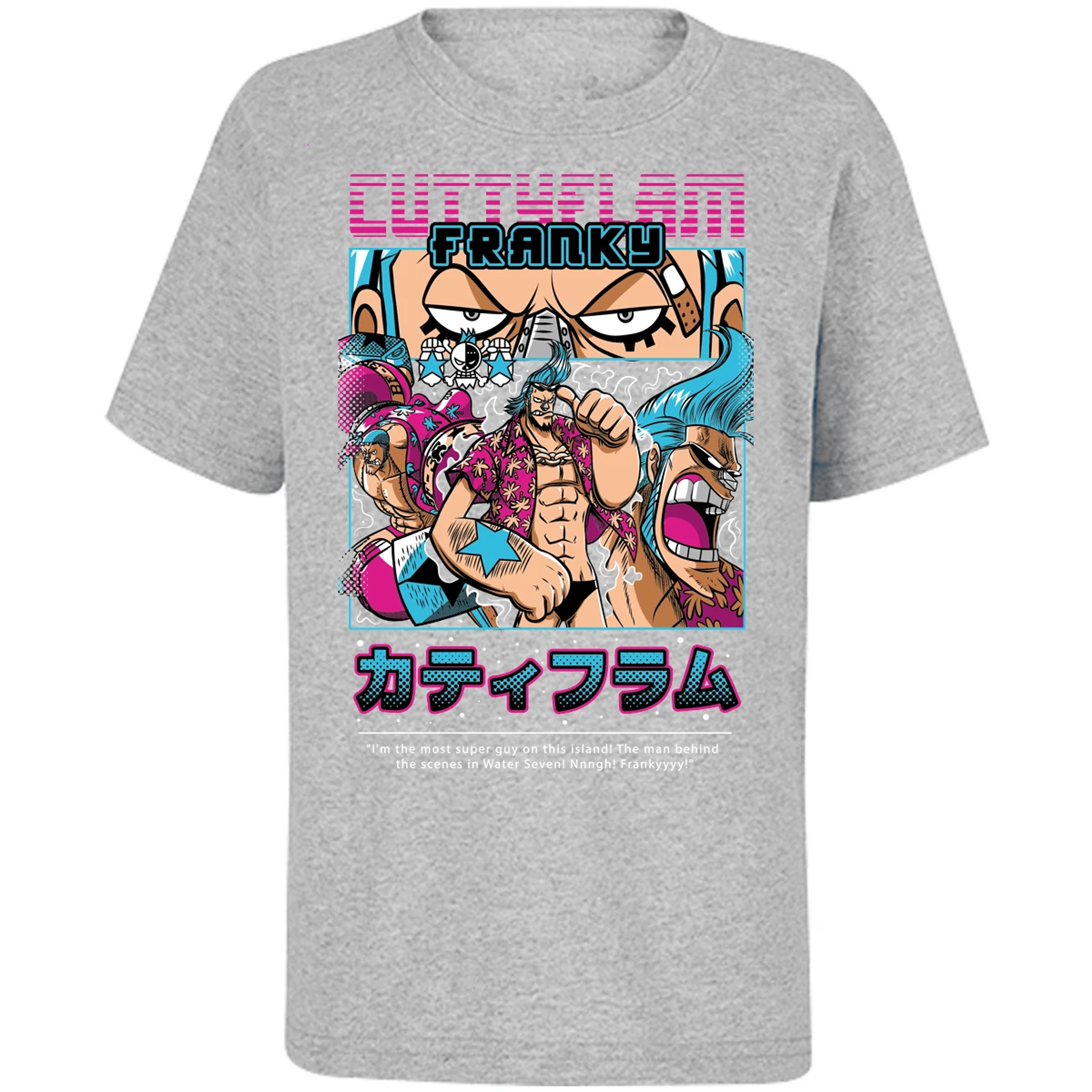 Playera One Piece Frankie Anime para Niño 31