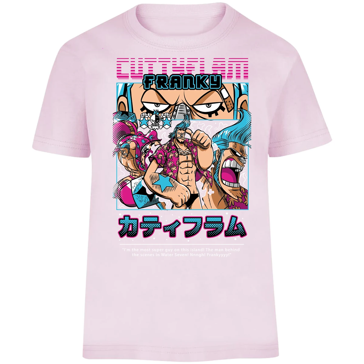 Playera One Piece Frankie Anime para Niño 1