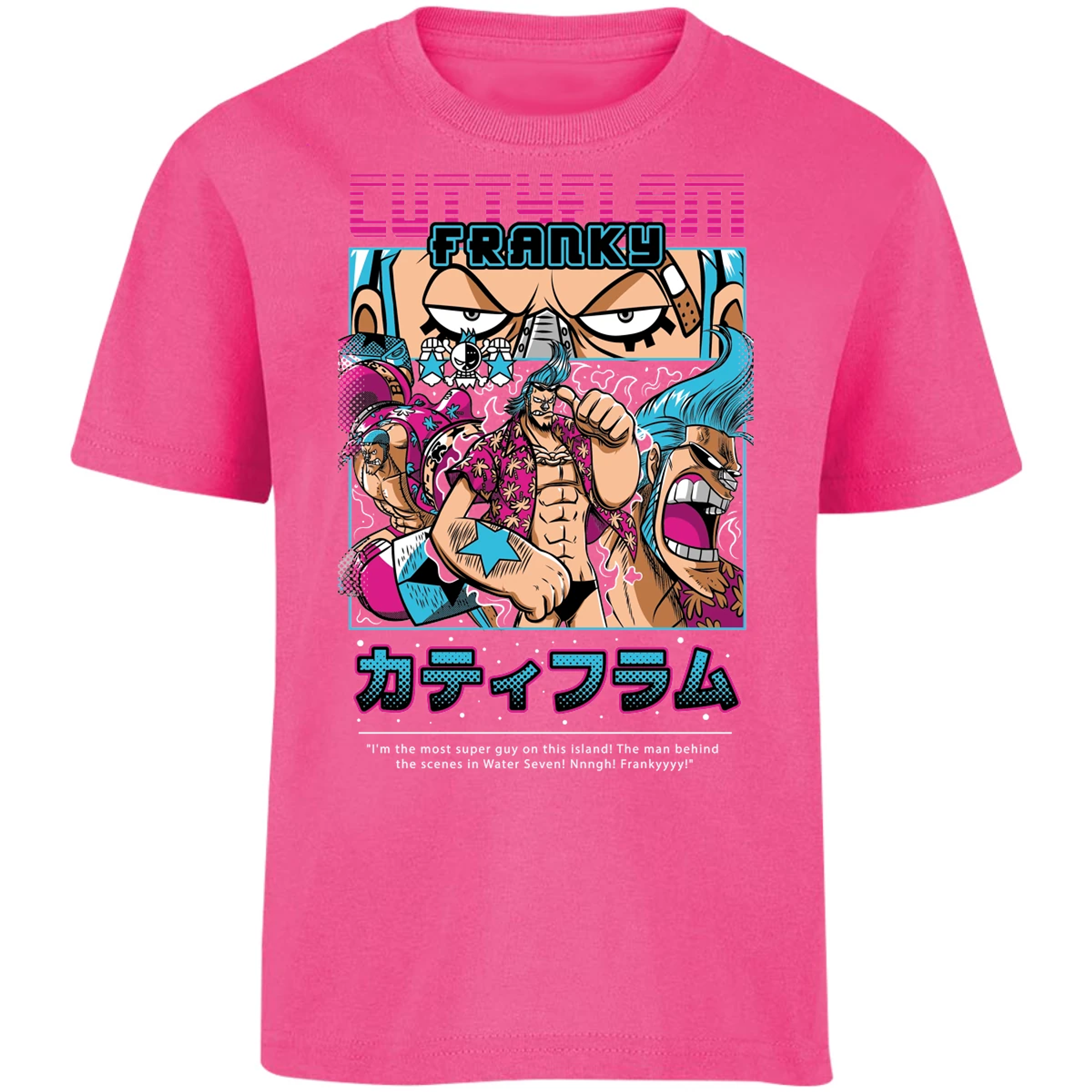 Playera One Piece Frankie Anime para Niño 13