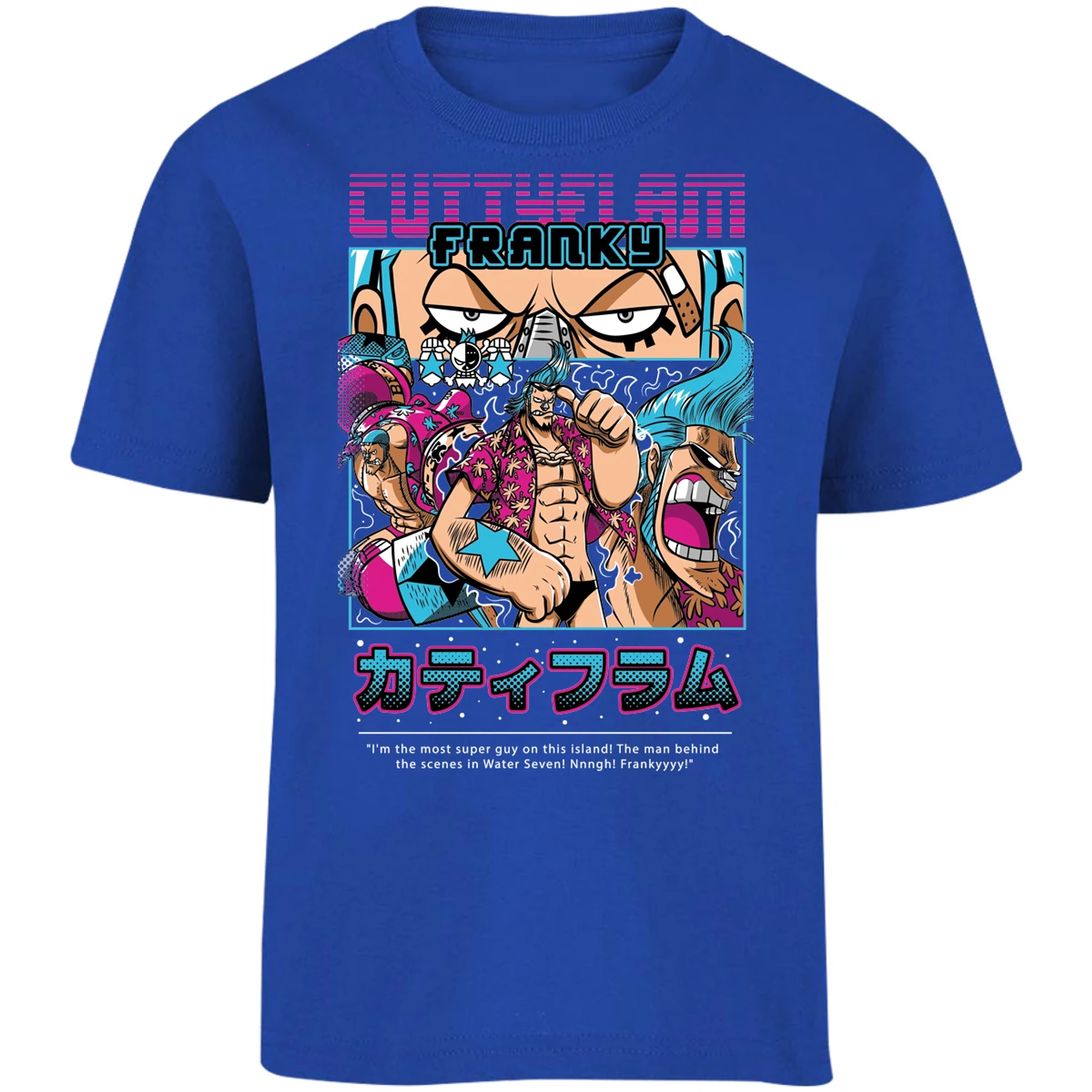 Playera One Piece Frankie Anime para Niño 21
