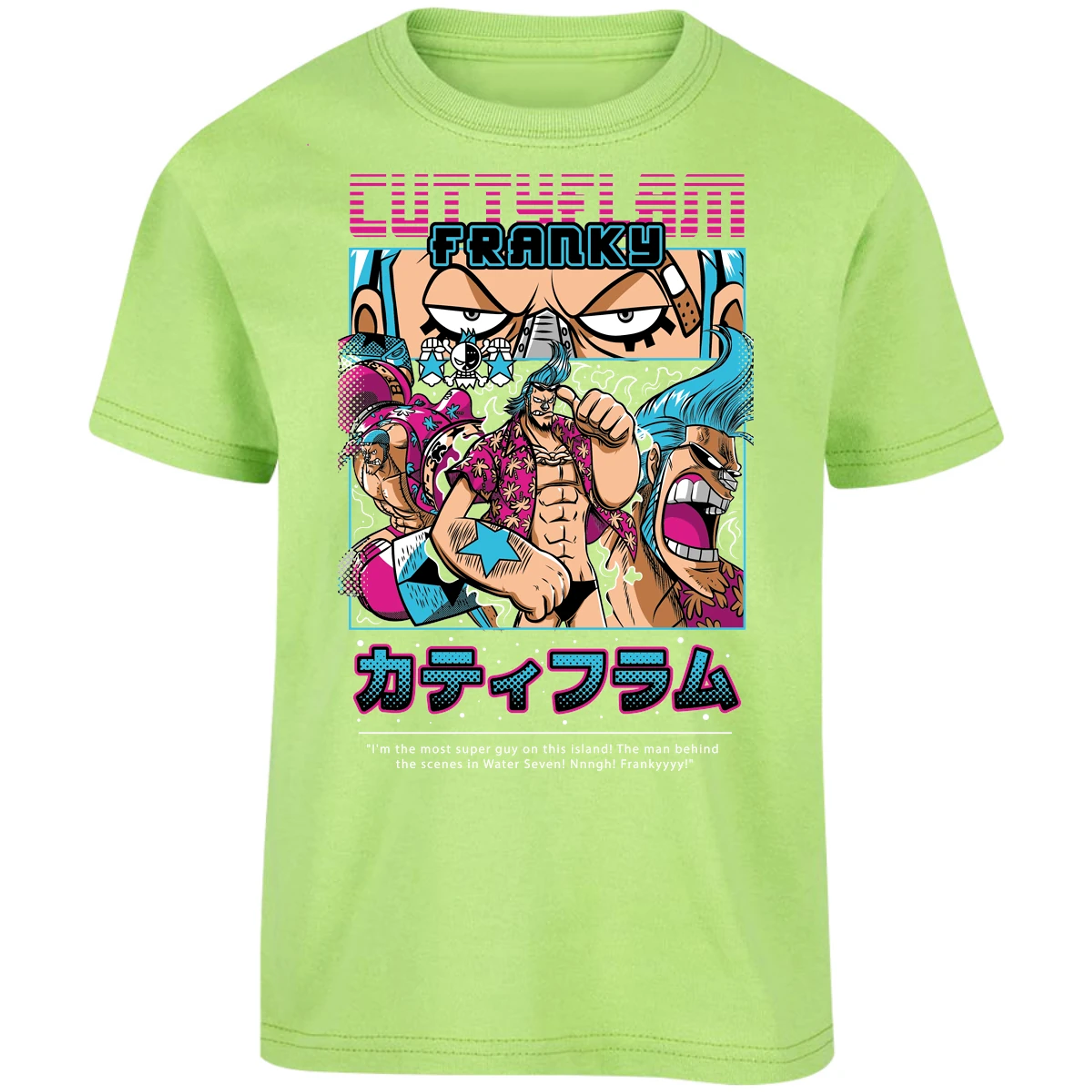 Playera One Piece Frankie Anime para Niño 29