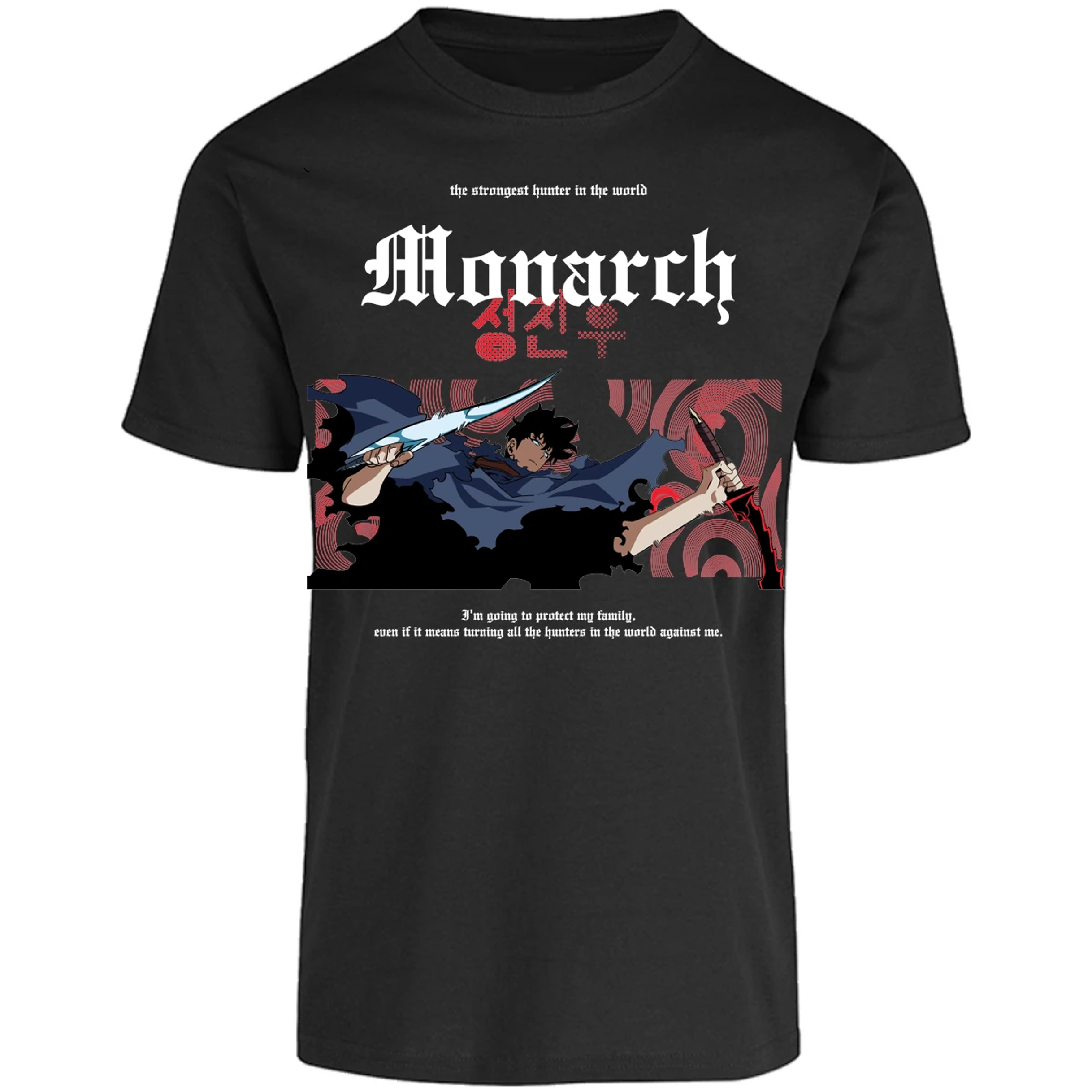 Playera Solo Leveling Jin Woo Monarch para Adulto 24