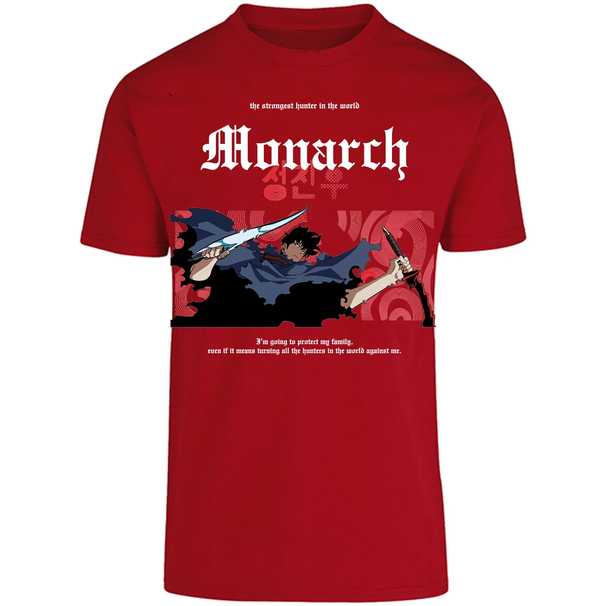 Playera Solo Leveling Jin Woo Monarch para Adulto 2